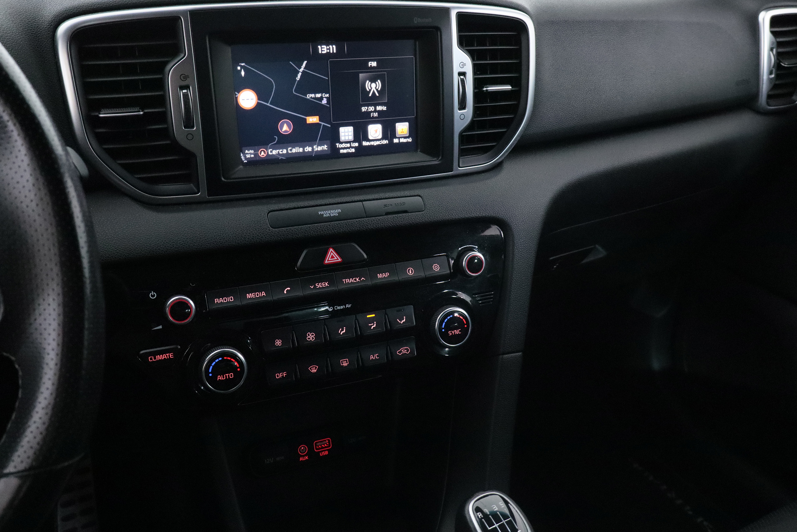 Kia Sportage 1.7CRDI GT LINE 115CV 5P # CUERO, NAVY, PARKTRONIC foto 18