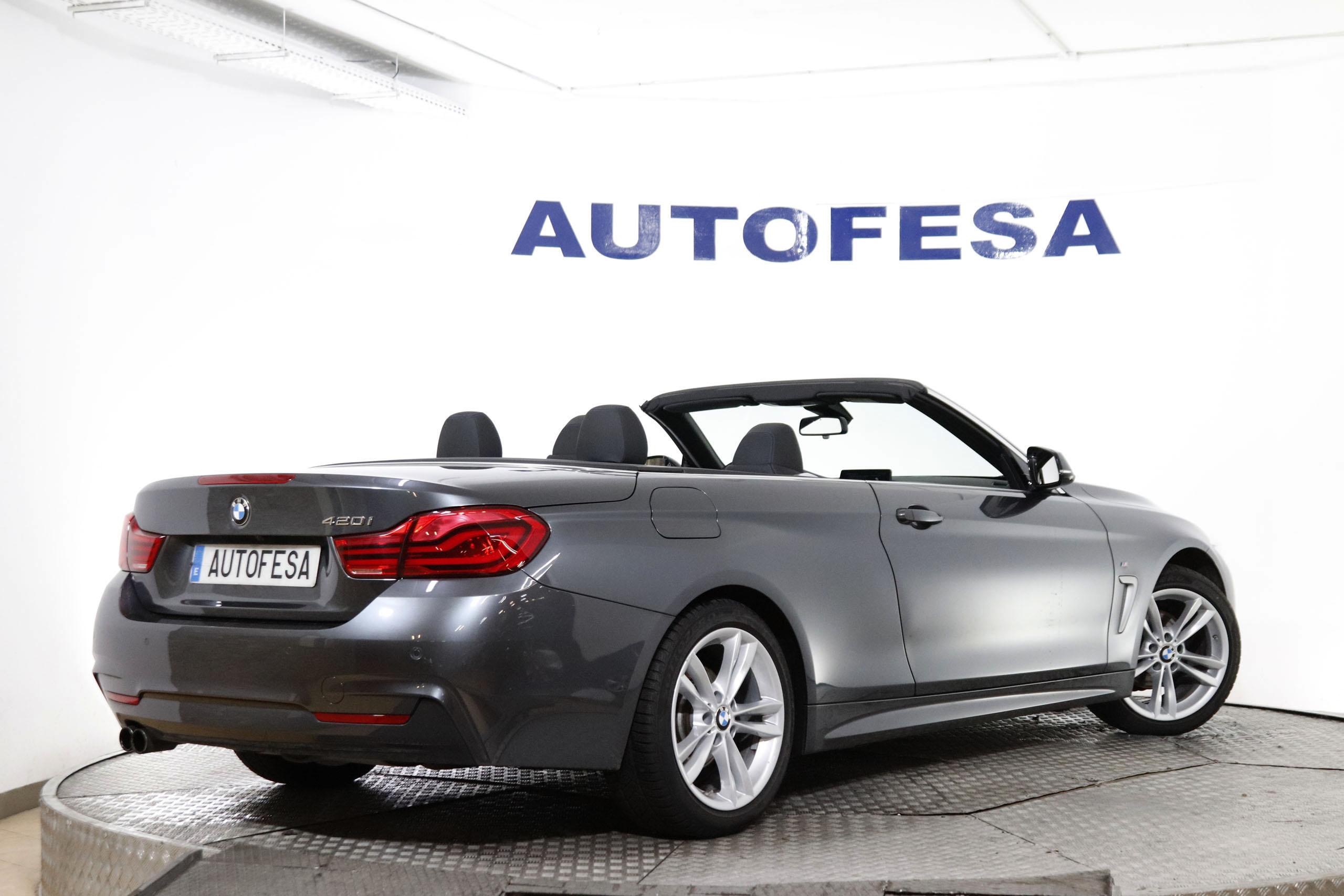 BMW 420i SERIE 4 420i CABRIO M-SPORT 184CV 2P # CUERO, NAVY, PARKTRONIC foto 10