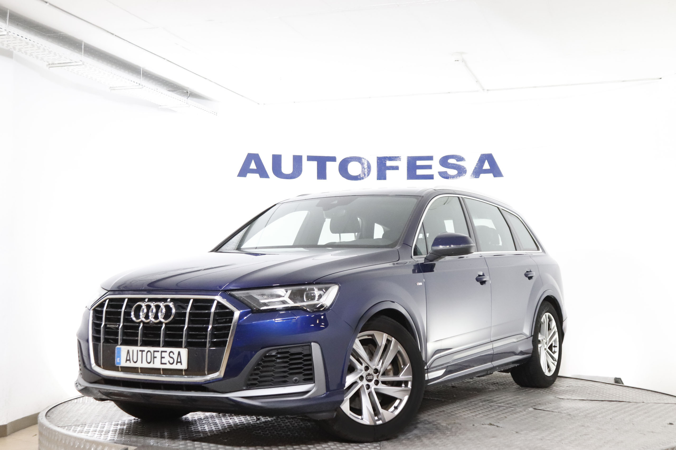 Audi Q7 3.0 HEV 50TDI S-LINE QUATTRO AUTO 7 PLAZAS 286CV 5P # IVA DEDUCIBLE, CUERO, NAVY foto 1
