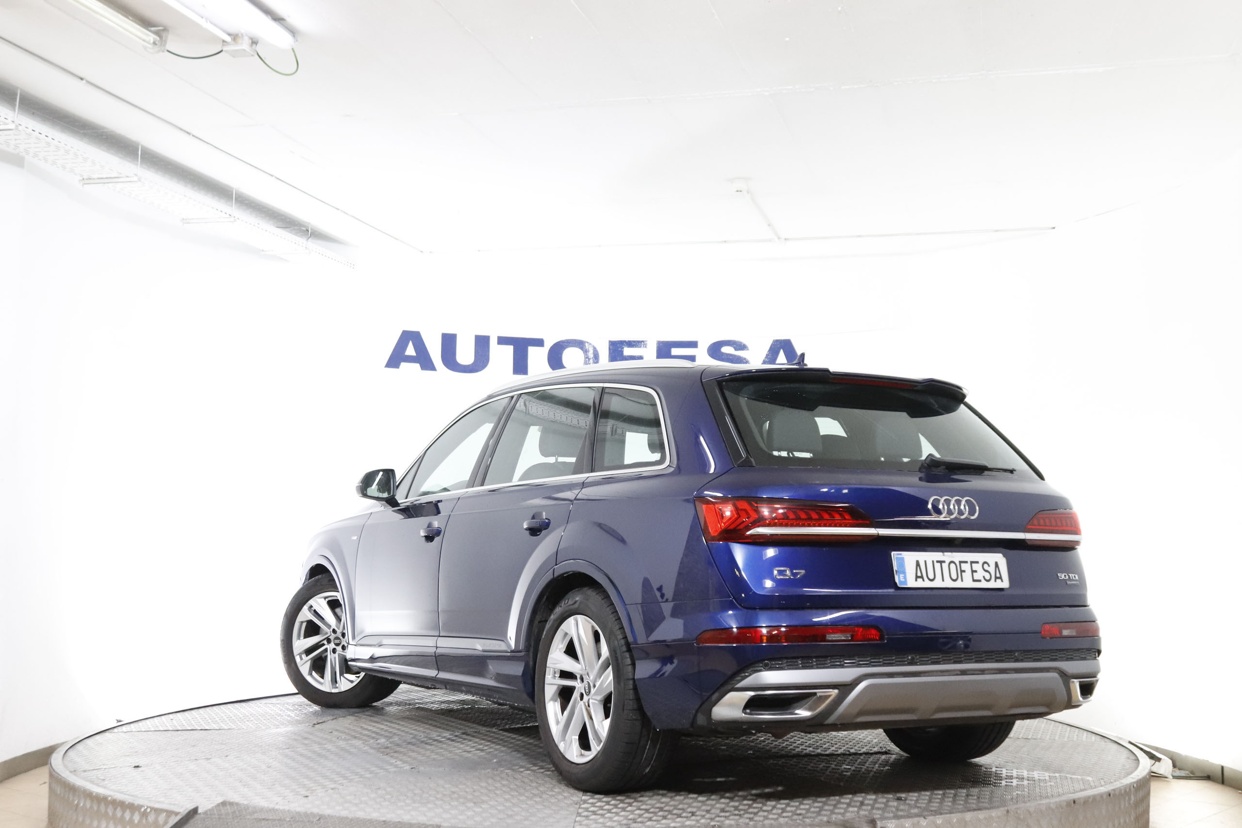 Audi Q7 3.0 HEV 50TDI S-LINE QUATTRO AUTO 7 PLAZAS 286CV 5P # IVA DEDUCIBLE, CUERO, NAVY foto 7