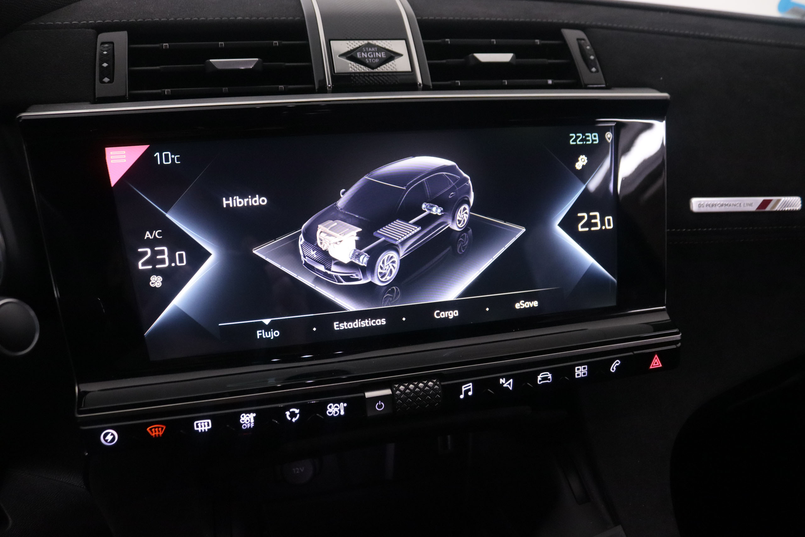 DS DS 7 Crossback CROSSBACK 1.6 E-TENSE 4X4 PERFORMANCE LINE AUTO 300CV 5P # IVA DEDUCIBLE,NAVY,PARKTRONIC foto 23