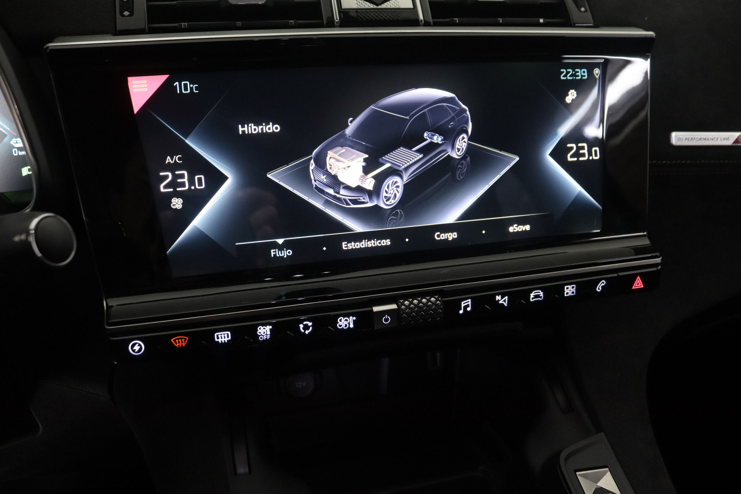 DS DS 7 Crossback CROSSBACK 1.6 E-TENSE 4X4 PERFORMANCE LINE AUTO 300CV 5P # IVA DEDUCIBLE,NAVY,PARKTRONIC foto 24