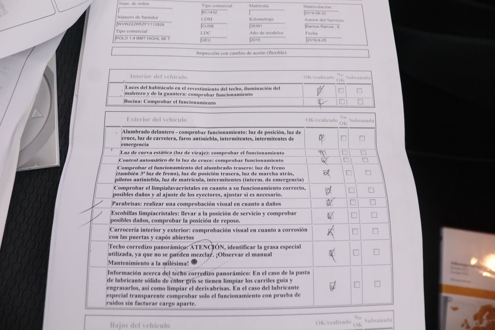 Volkswagen Polo 1.4 TDI ADVANCE DSG AUTO 90CV 5P # TECHO ELECTRICO, NAVY foto 53