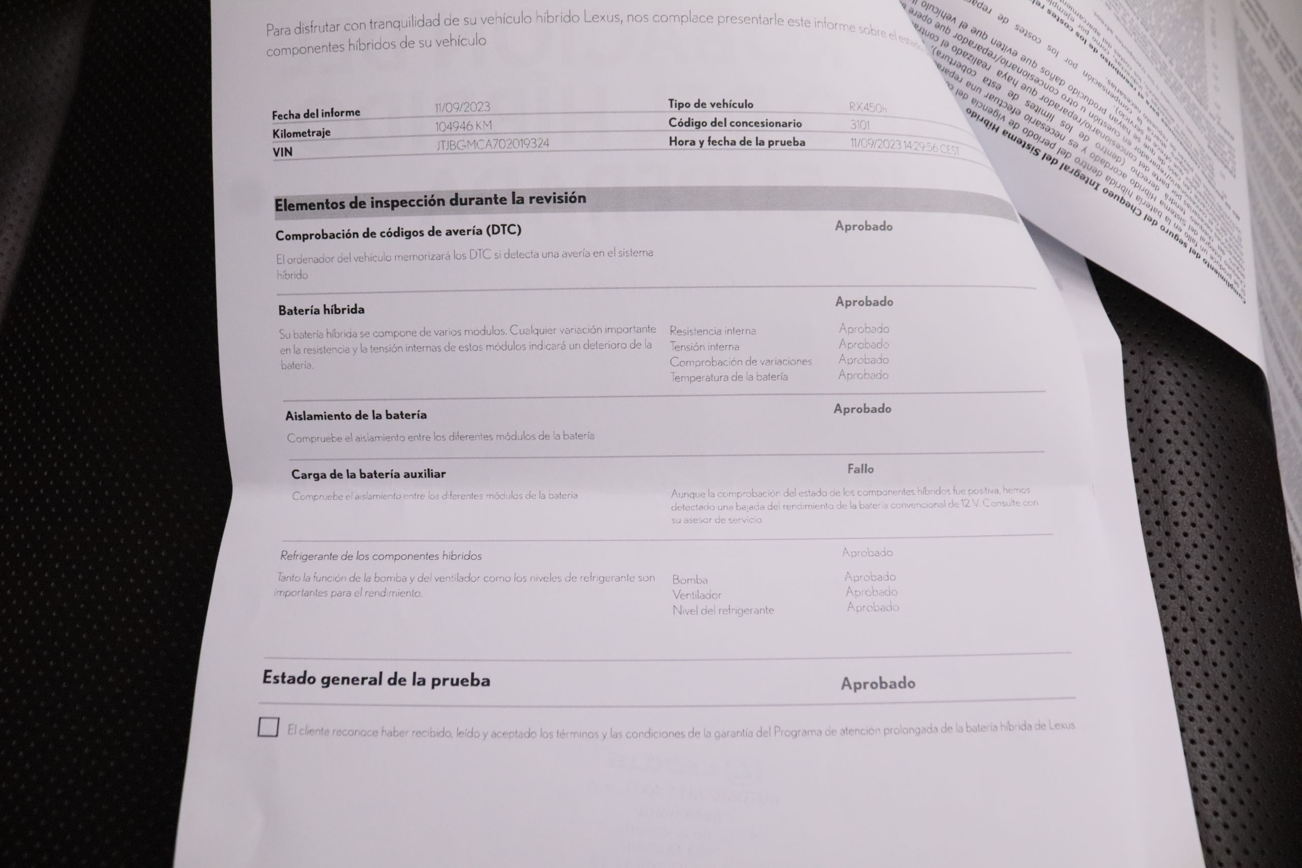 Lexus RX450H 3.5 HEV EXECUTIVE 4X4 AUTO 313CV 5P #CUERO, TECHO ELEC PANORAMICO, NAVY foto 39