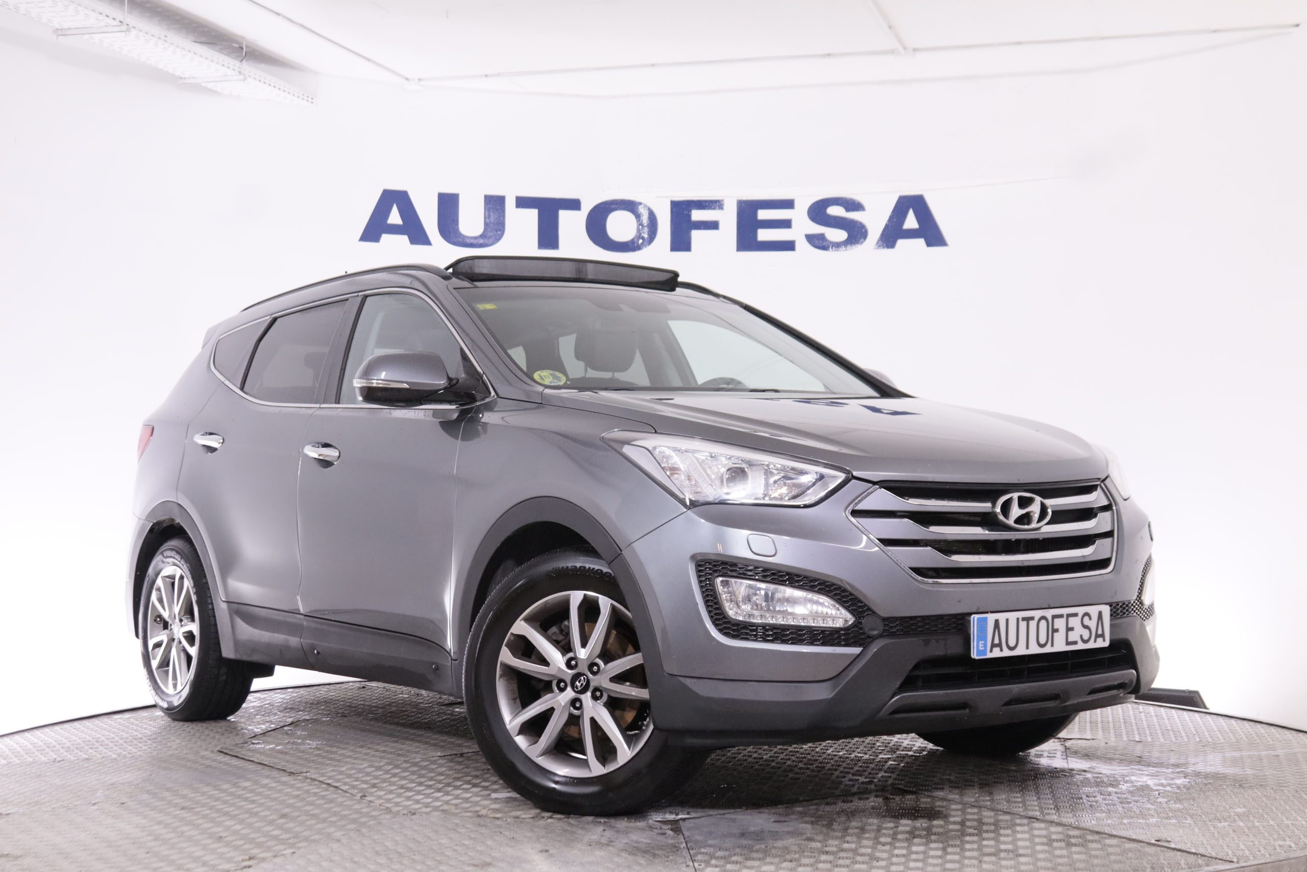 Hyundai Santa Fe 2.2 CRD AWD 197CV 7PLAZAS 5P # CUERO, TECHO ELEC PANORAMICO, NAVY, PARKTRONIC foto 3