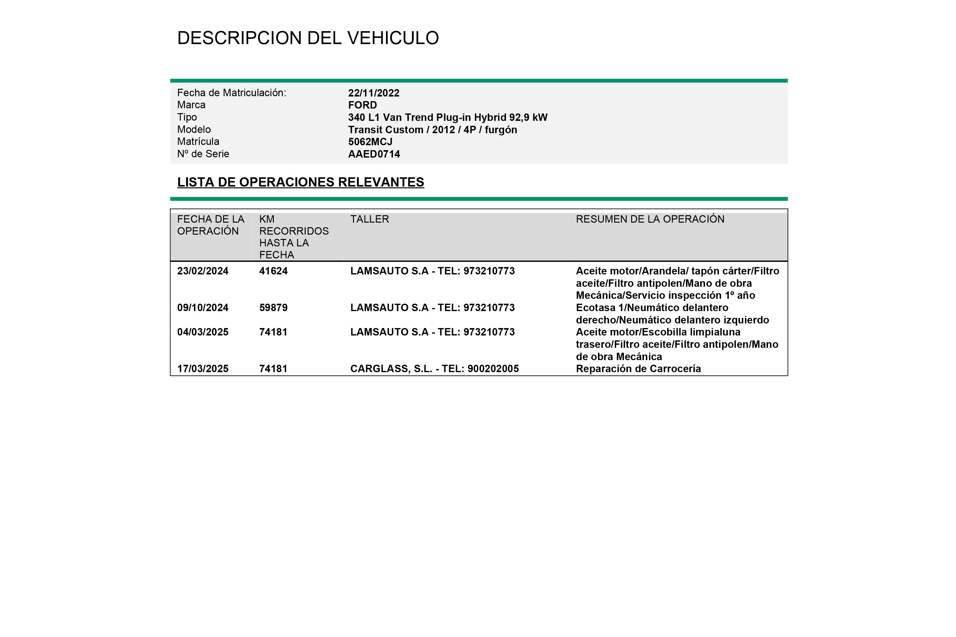 Ford Transit  Custom 1.0 PHEV TREND 340 AUTO 126CV 3P # IVA DEDUCIBLE, PARKTRONIC - Foto 23