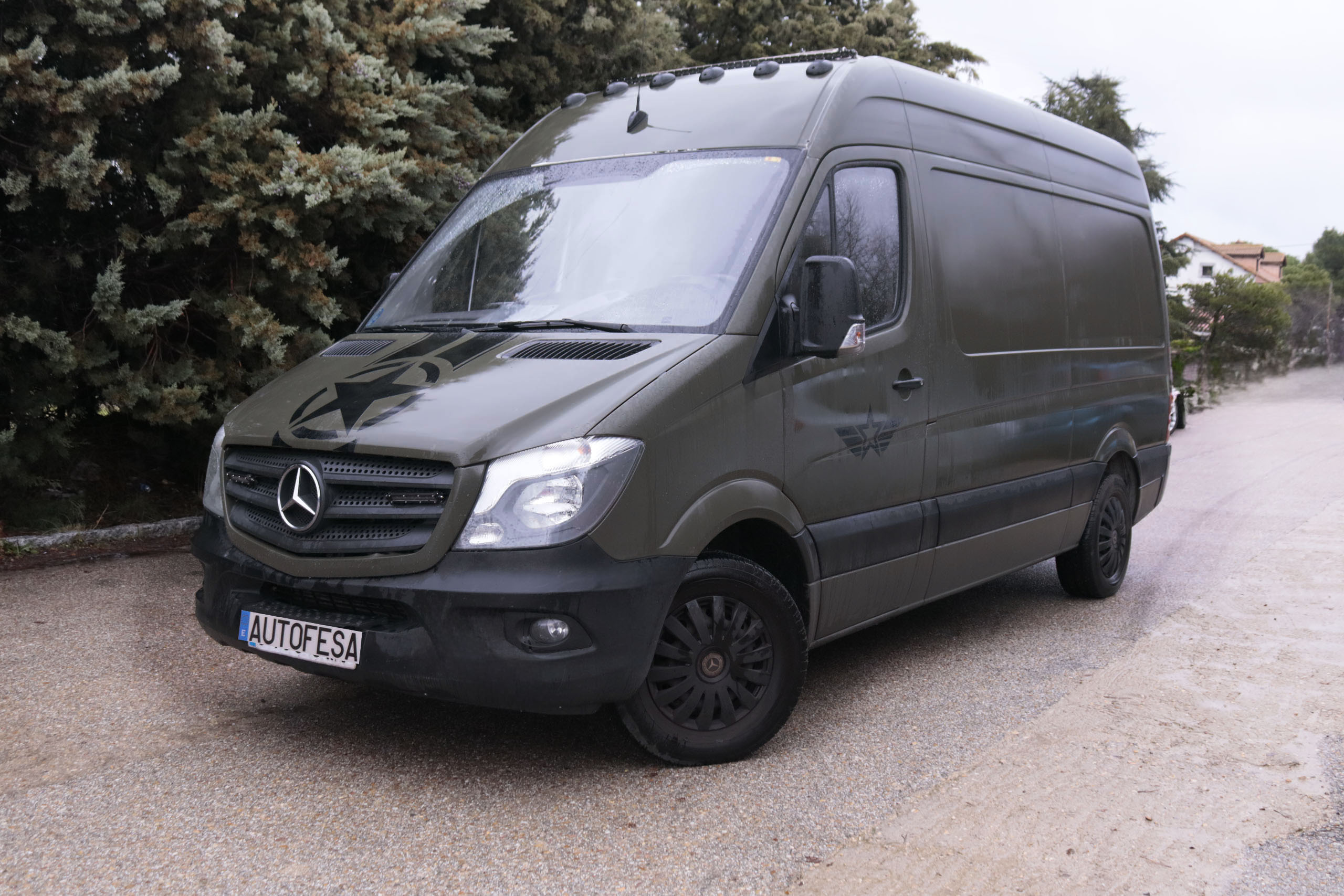 Mercedes-benz Sprinter 316 NGT GAS GNC 3.5T MEDIO ALTO 156CV CAMPER 2P # NAVY foto 1