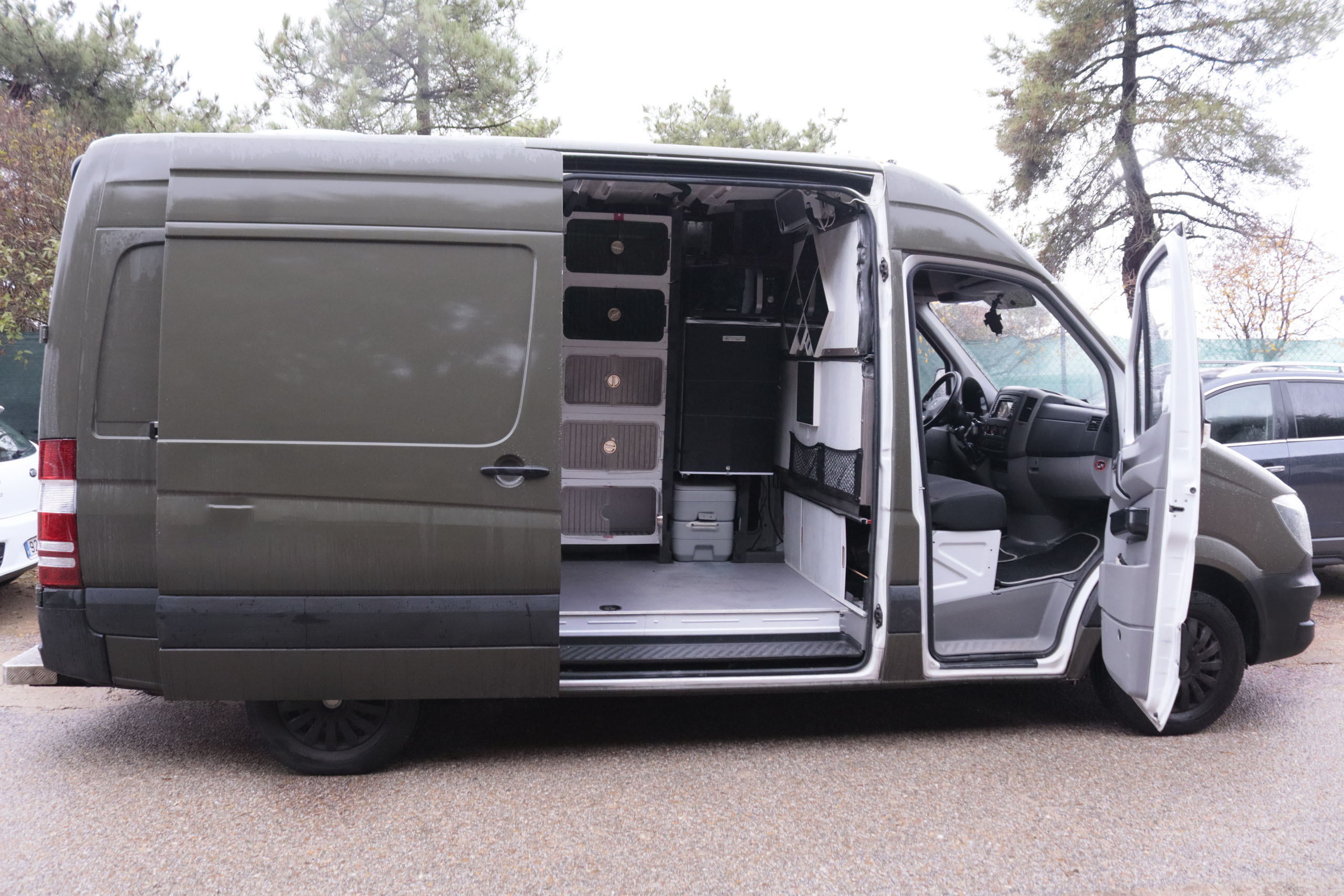 Mercedes-benz Sprinter 316 NGT GAS GNC 3.5T MEDIO ALTO 156CV CAMPER 2P # NAVY foto 9