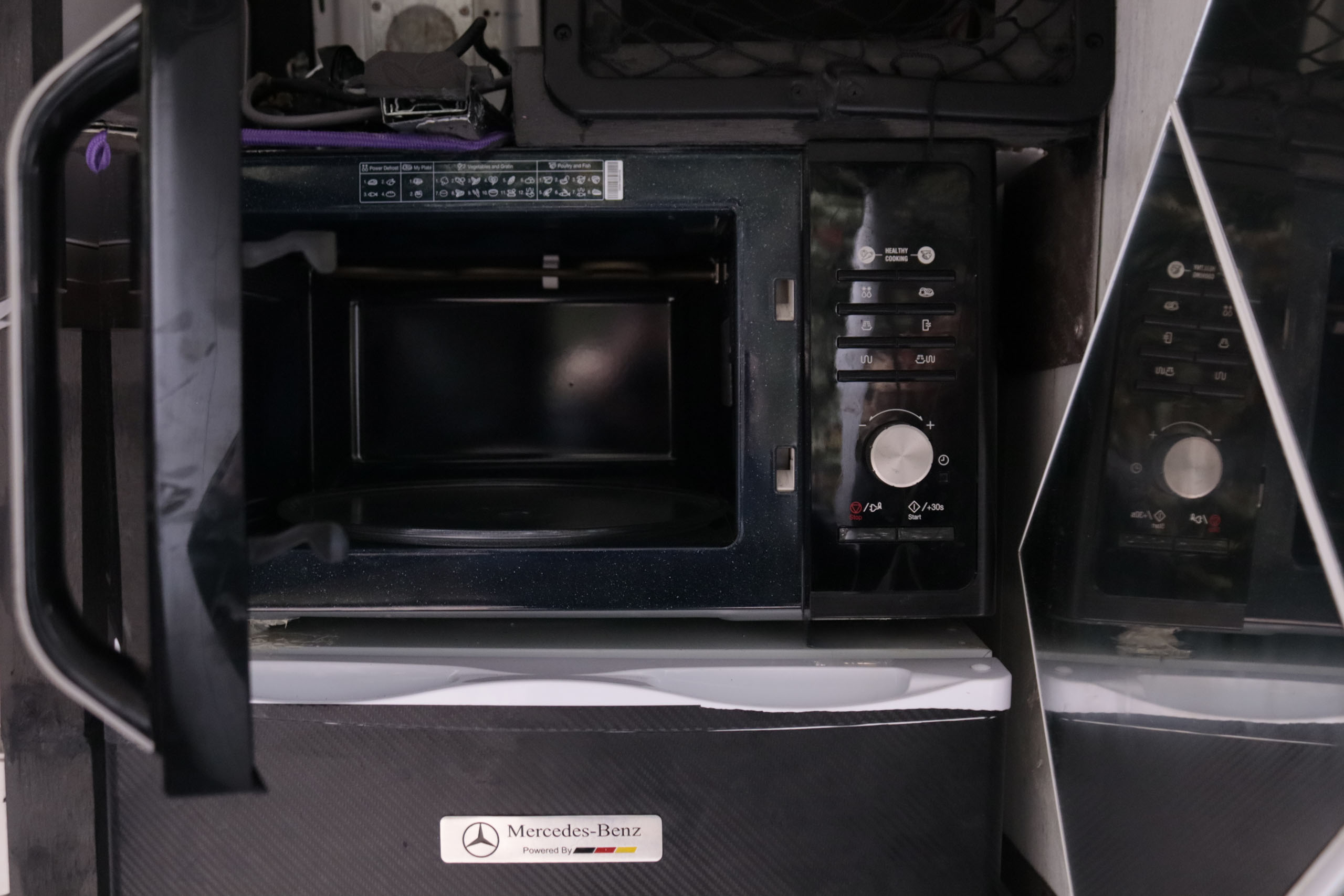 Mercedes-benz Sprinter 316 NGT GAS GNC 3.5T MEDIO ALTO 156CV CAMPER 2P # NAVY foto 28