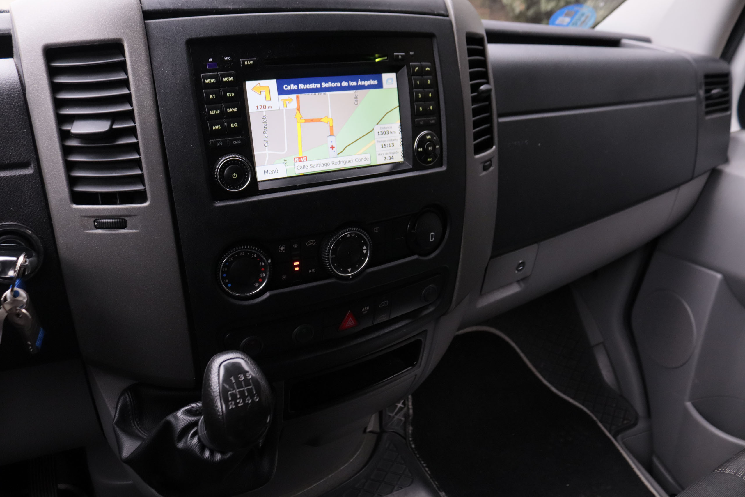 Mercedes-benz Sprinter 316 NGT GAS GNC 3.5T MEDIO ALTO 156CV CAMPER 2P # NAVY foto 17