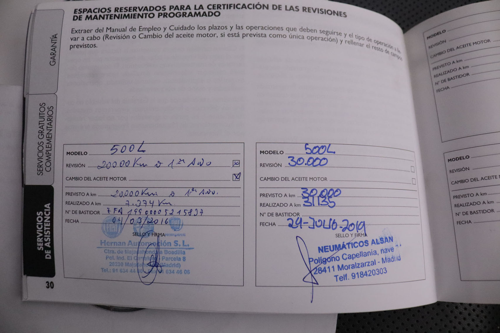 Fiat 500l 1.3 MJET LIVING AUTO 84CV 5P # CUERO, TECHO ELEC PANORAMICO, NAVY foto 28