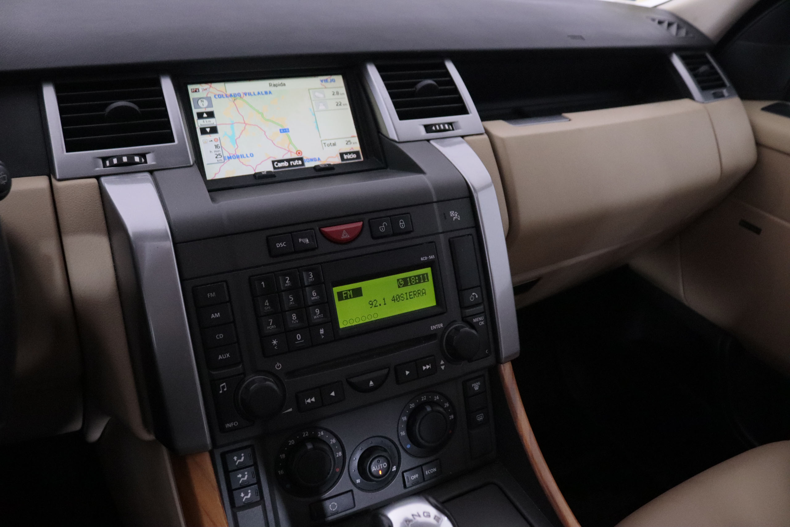 Land Rover Range Rover Sport 3.6 TDV8 HSE 4X4 AUTO 272CV 5P #CUERO, TECHO ELECTRICO, NAVY, PARKTRONIC foto 17