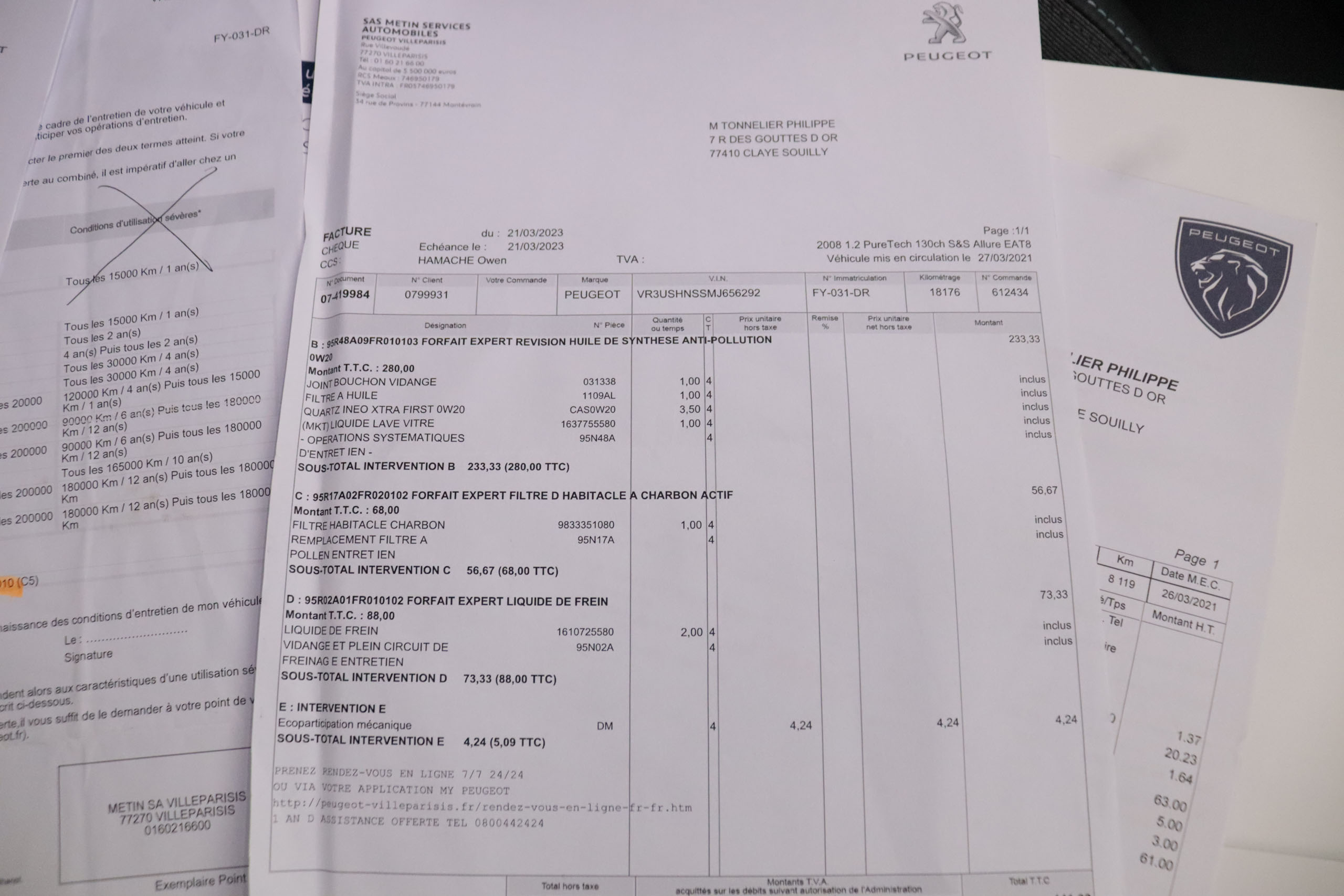 Peugeot 2008 1.2 ALLURE AUTO 130CV 5P #NAVY, PARKTRONIC foto 36