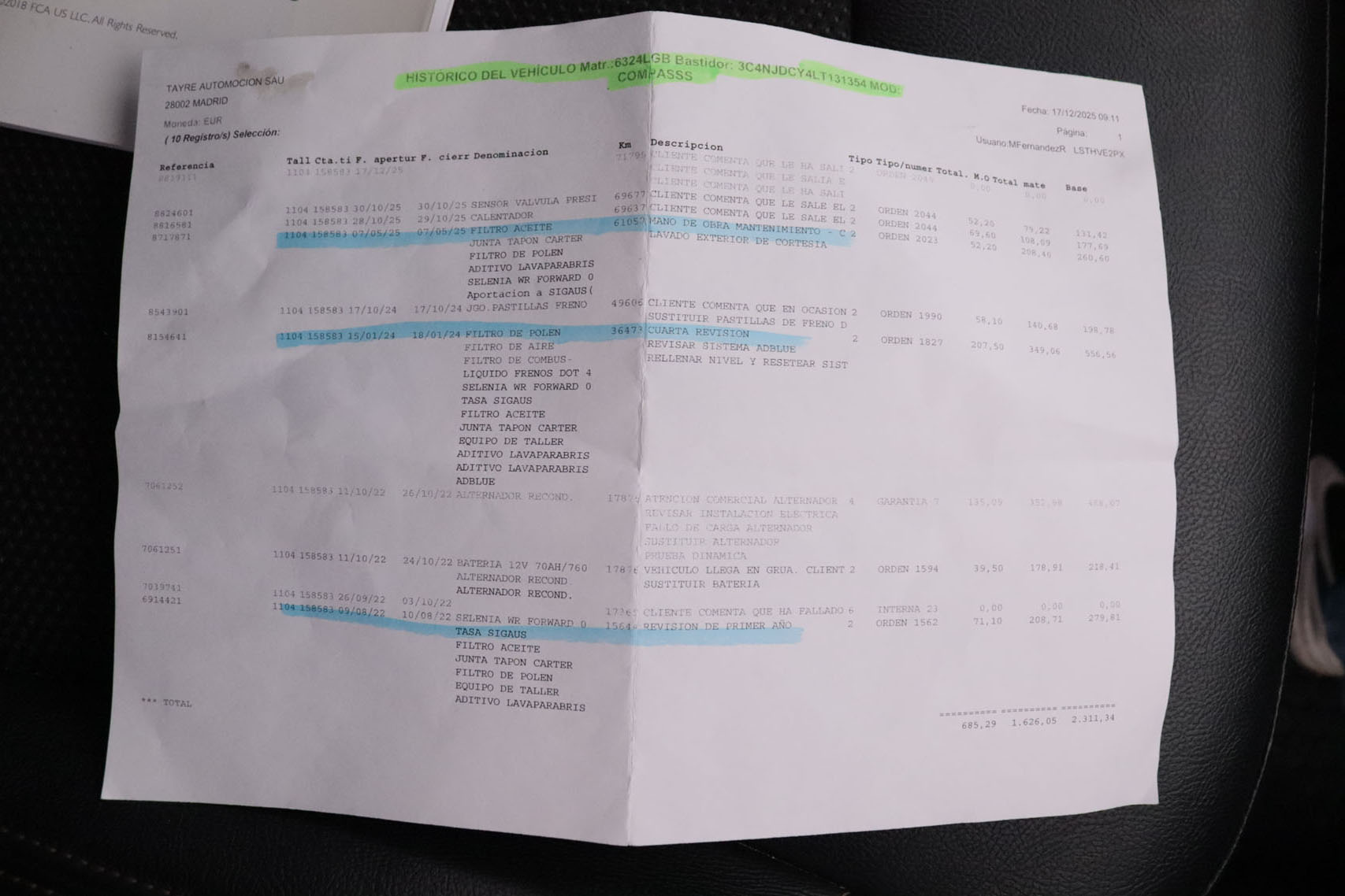 Jeep Compass 2.0 CRDI 4WD LIMITED AUTO 140CV 5P #NAVY, PARKTRONIC foto 31