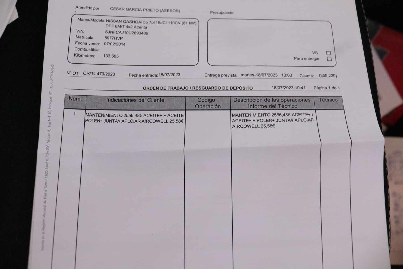 Nissan Qashqai 1.5 DCI NCONNECTA 110CV 5P foto 30