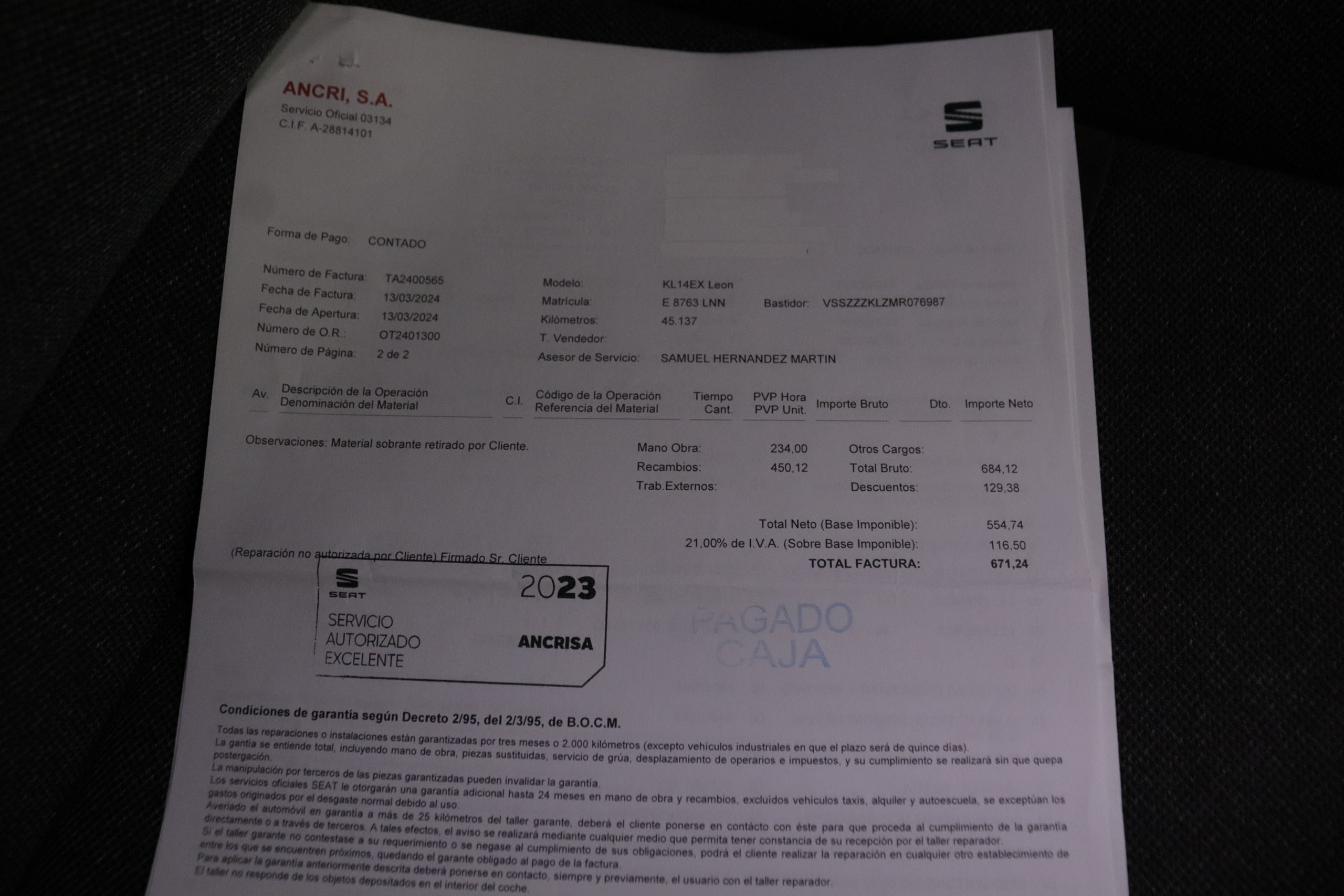 Seat Leon 1.5 TSI EXCELLENCE 150CV 5P #NAVY, PARKTRONIC foto 31