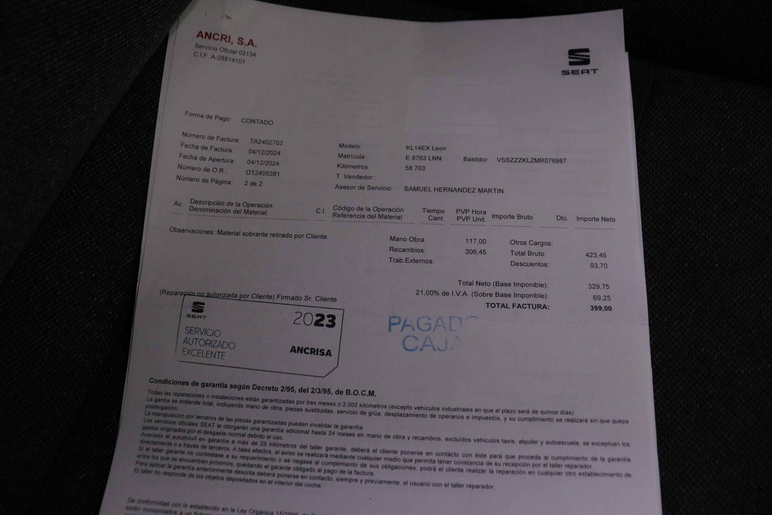 Seat Leon 1.5 TSI EXCELLENCE 150CV 5P #NAVY, PARKTRONIC foto 32