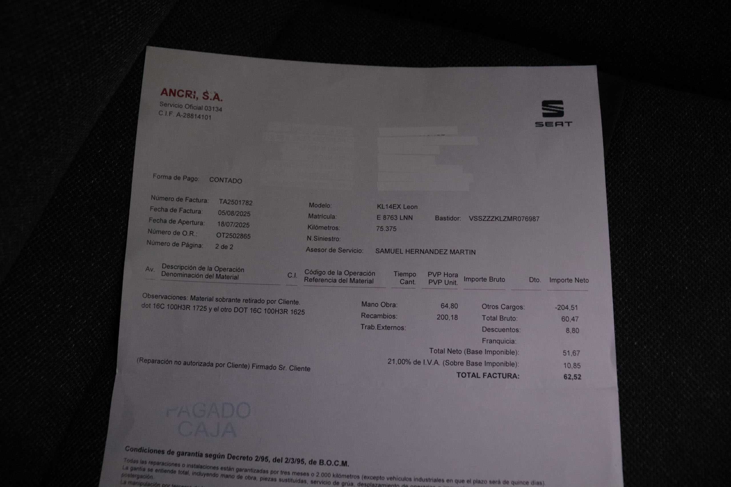 Seat Leon 1.5 TSI EXCELLENCE 150CV 5P #NAVY, PARKTRONIC foto 34