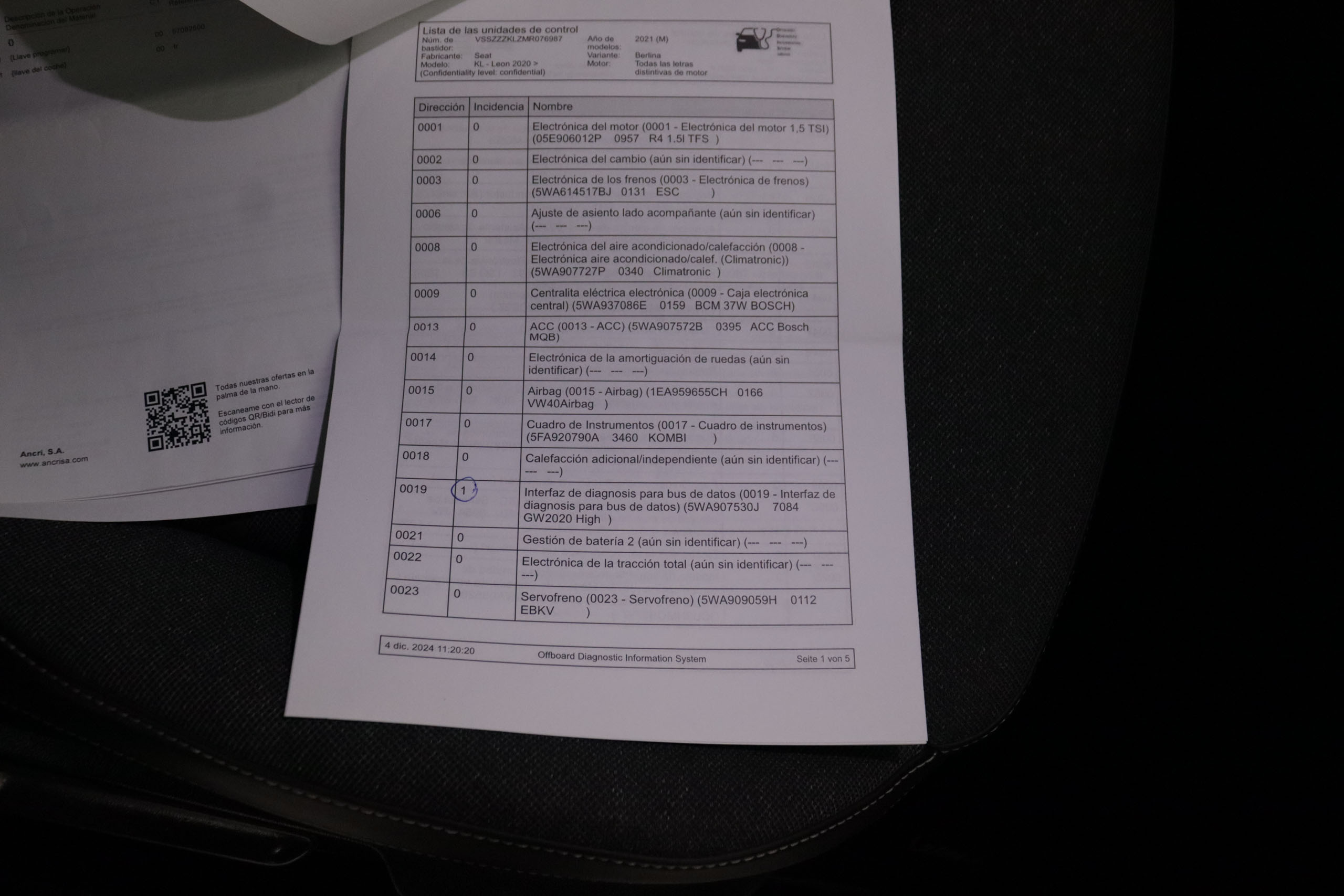 Seat Leon 1.5 TSI EXCELLENCE 150CV 5P #NAVY, PARKTRONIC foto 36