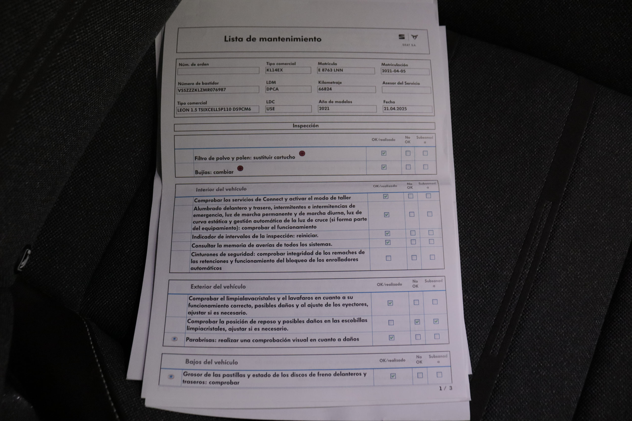 Seat Leon 1.5 TSI EXCELLENCE 150CV 5P #NAVY, PARKTRONIC foto 37