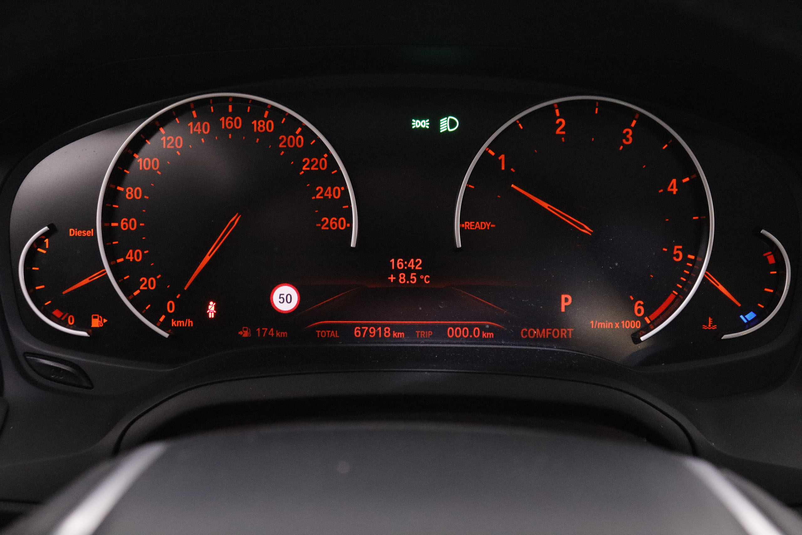 BMW 320 SERIE 3 320D AUTO 190CV 4P # IVA DEDUCIBLE, NAVY, PARKTRONIC foto 17