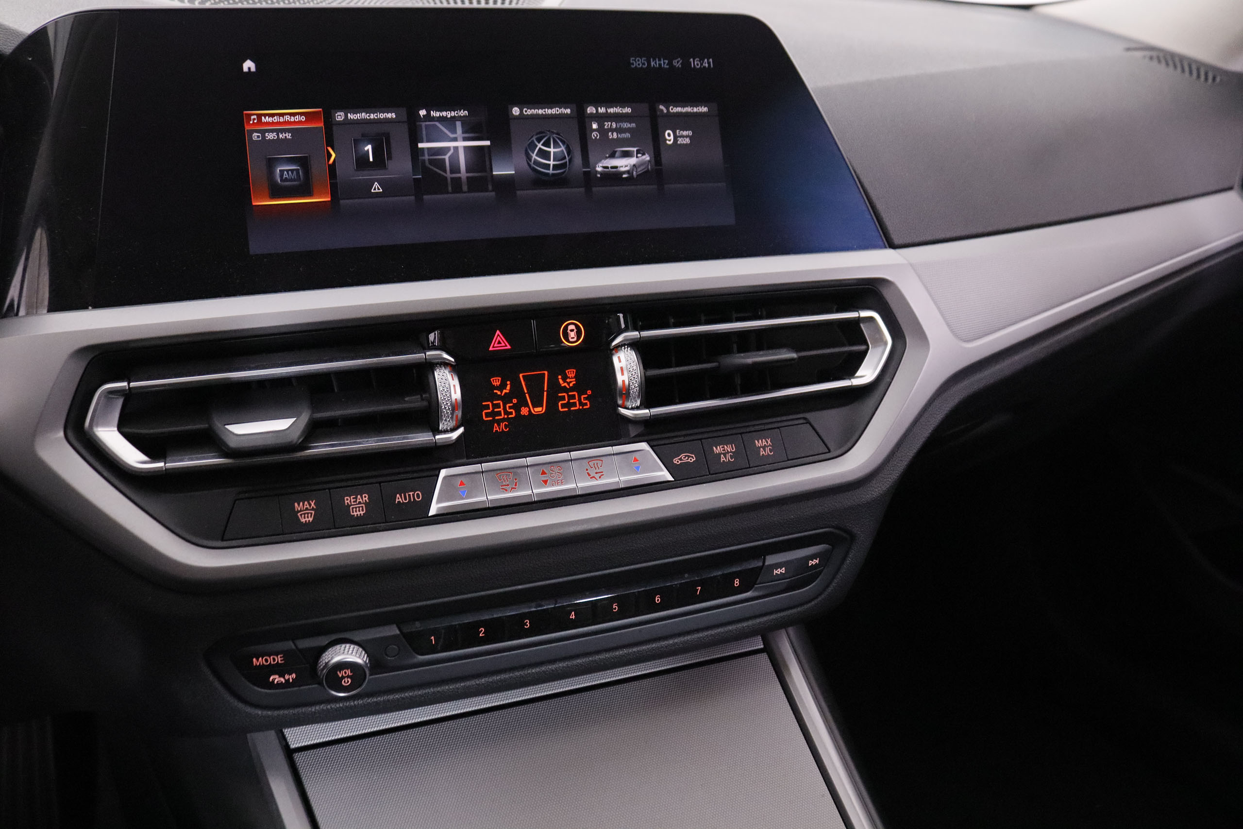 BMW 320 SERIE 3 320D AUTO 190CV 4P # IVA DEDUCIBLE, NAVY, PARKTRONIC foto 21