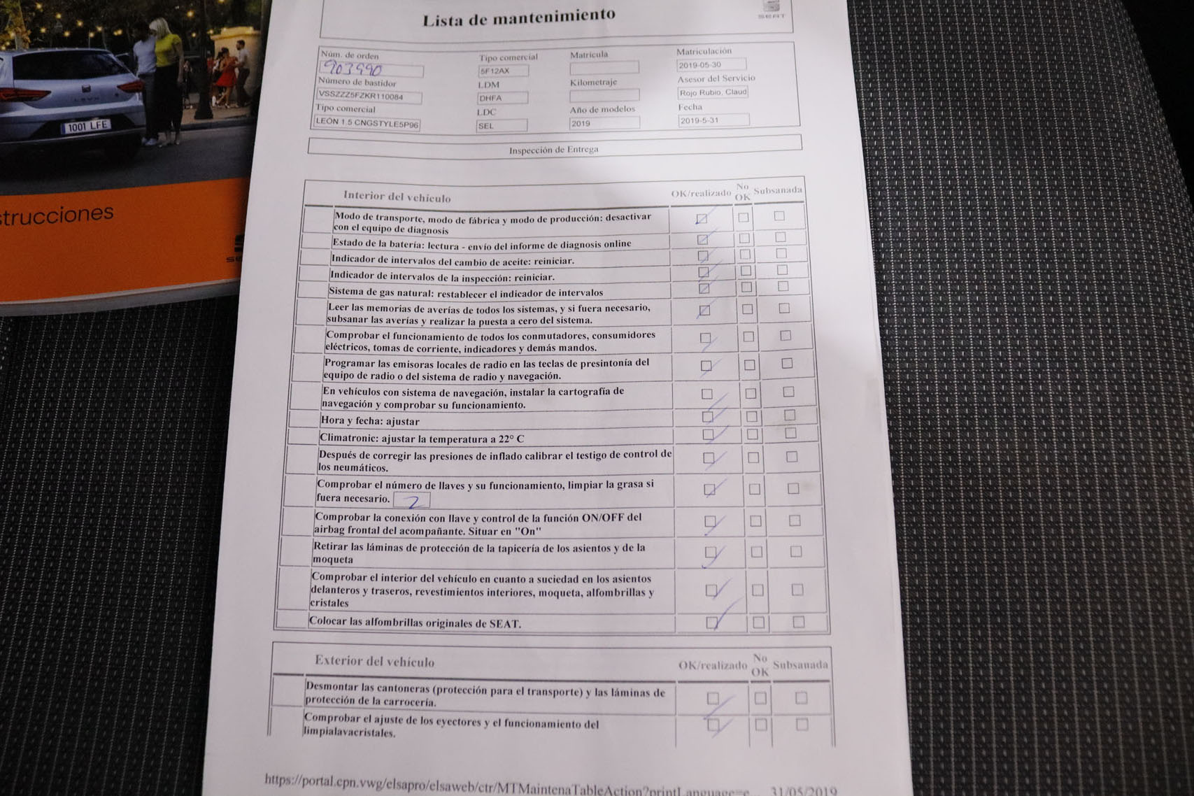 Seat Leon 1.5 TGI GNC STYLE 130CV 5P #IVA DEDUCIBLE, PARKTRONIC foto 29