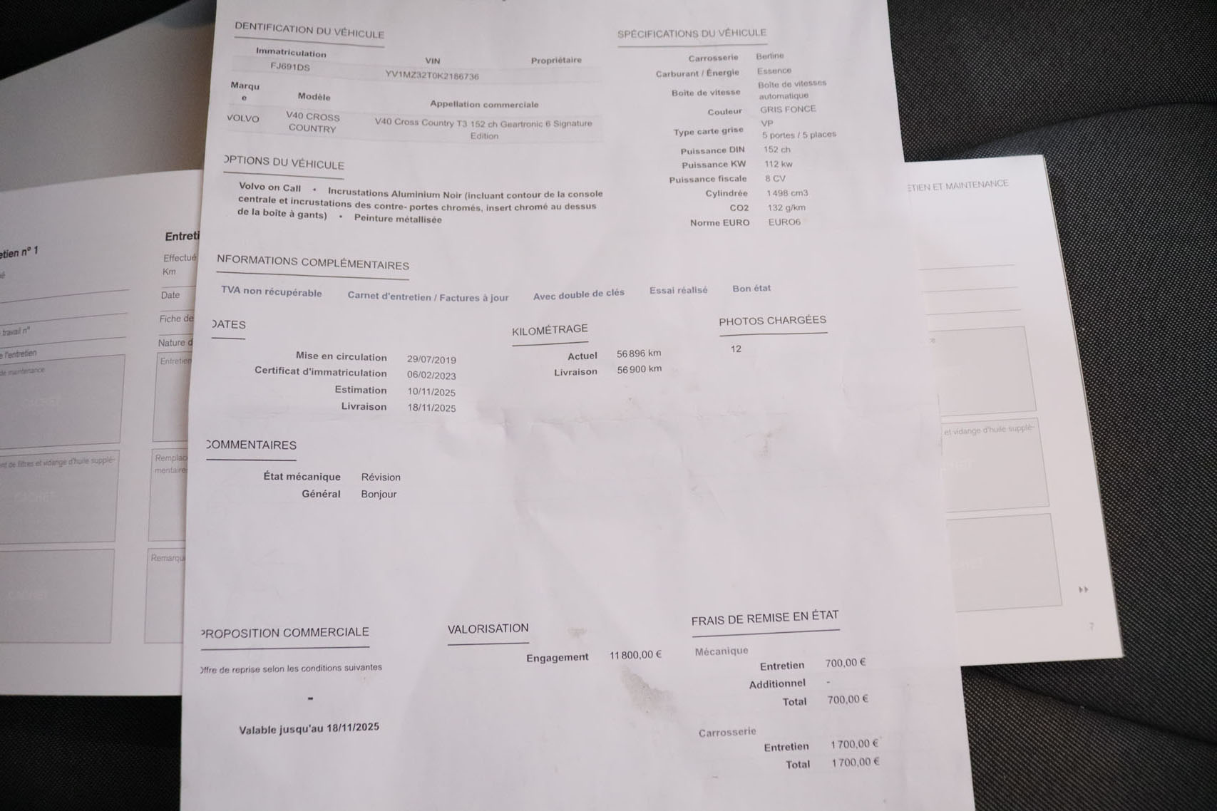 Volvo V40 1.5 CROSS COUNTRY T3 AUTO SIGNATURE 152CV 5P #TECHO PANORAMICO, NAVY foto 27