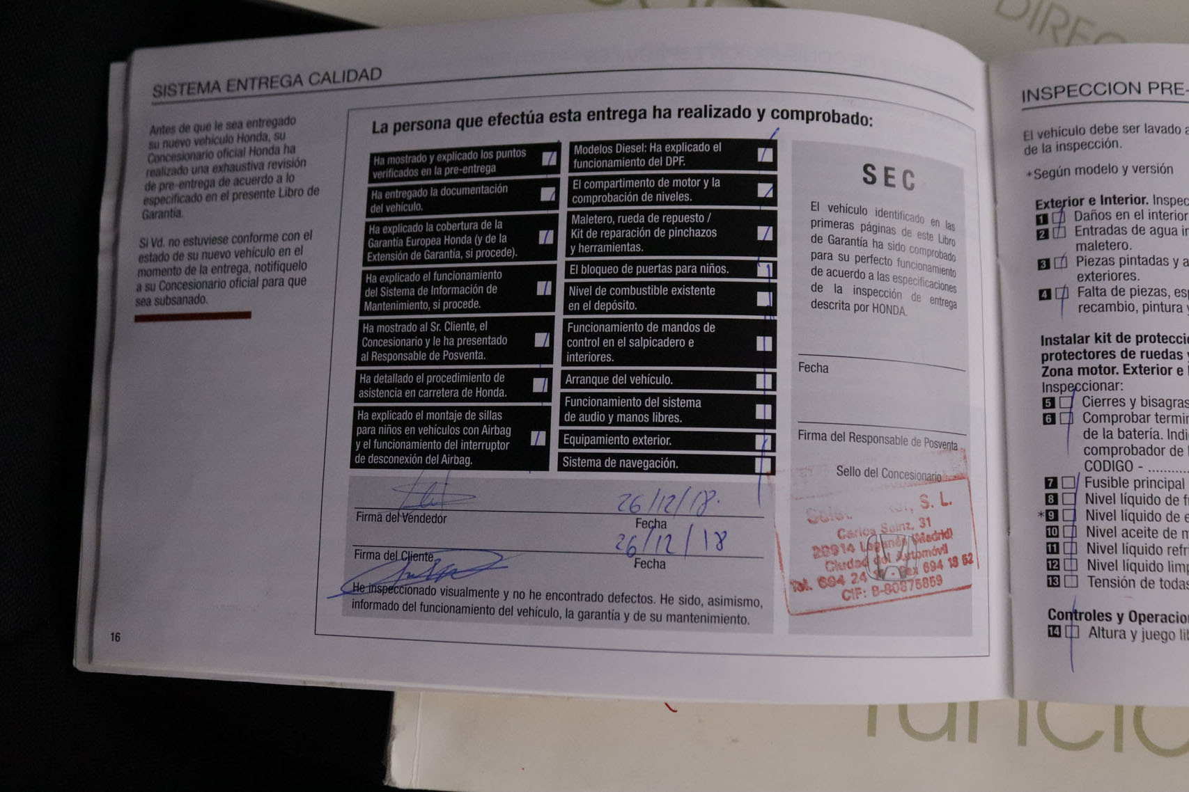 Honda Civic 1.6 DTEC ELEGANCE 120CV 4P # NAVY, PARKTRONIC foto 32