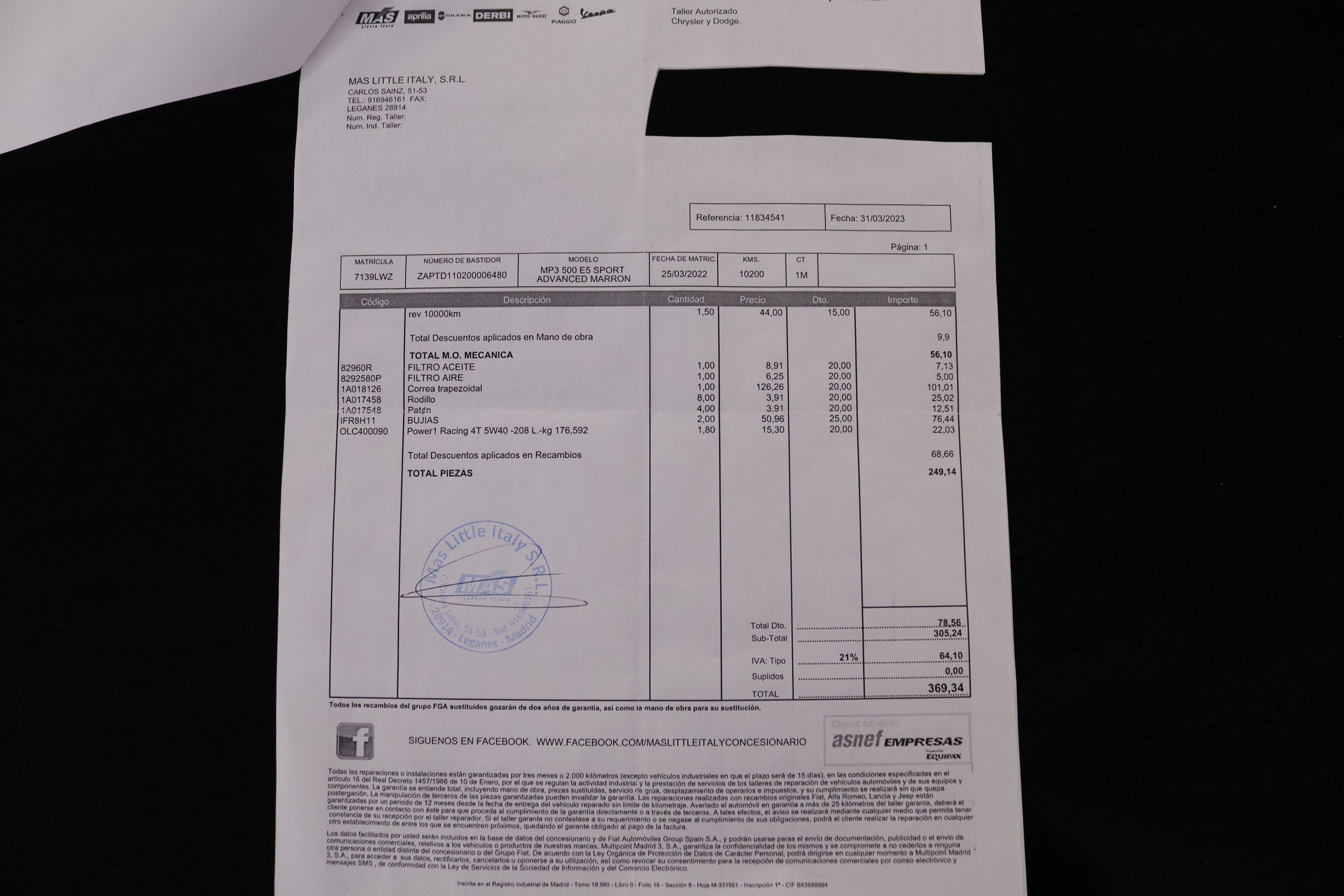 Piaggio Mp3 500 MP3 500 HPE 44CV ABS foto 26