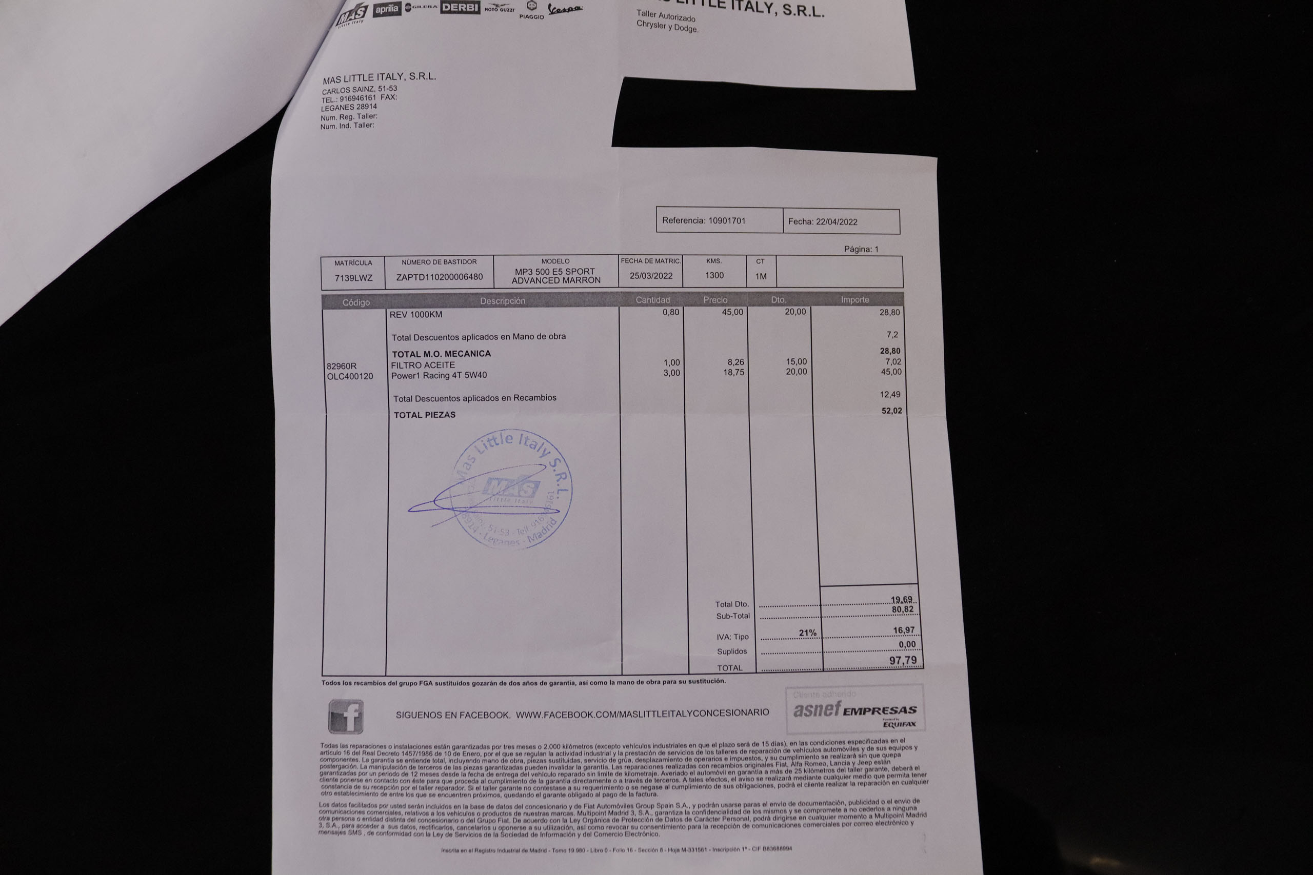 Piaggio Mp3 500 MP3 500 HPE 44CV ABS foto 27