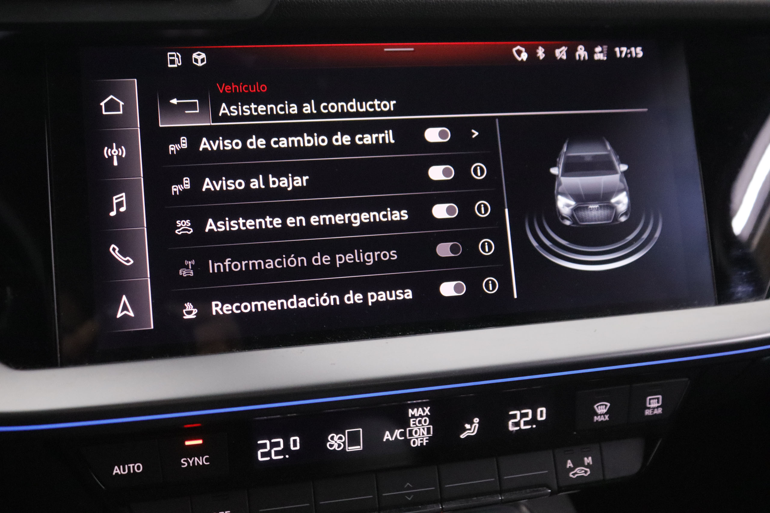 Audi A3 SPORTBACK 35 TFSI MHEV AUTO LUXE 150CV 5P # NAVY,CUERO,FAROS LED, SPORTBACK 35 TFSI MHEV AUTO LUXE 150CV 5P # NAVY,CUERO,FAROS LED, foto 25