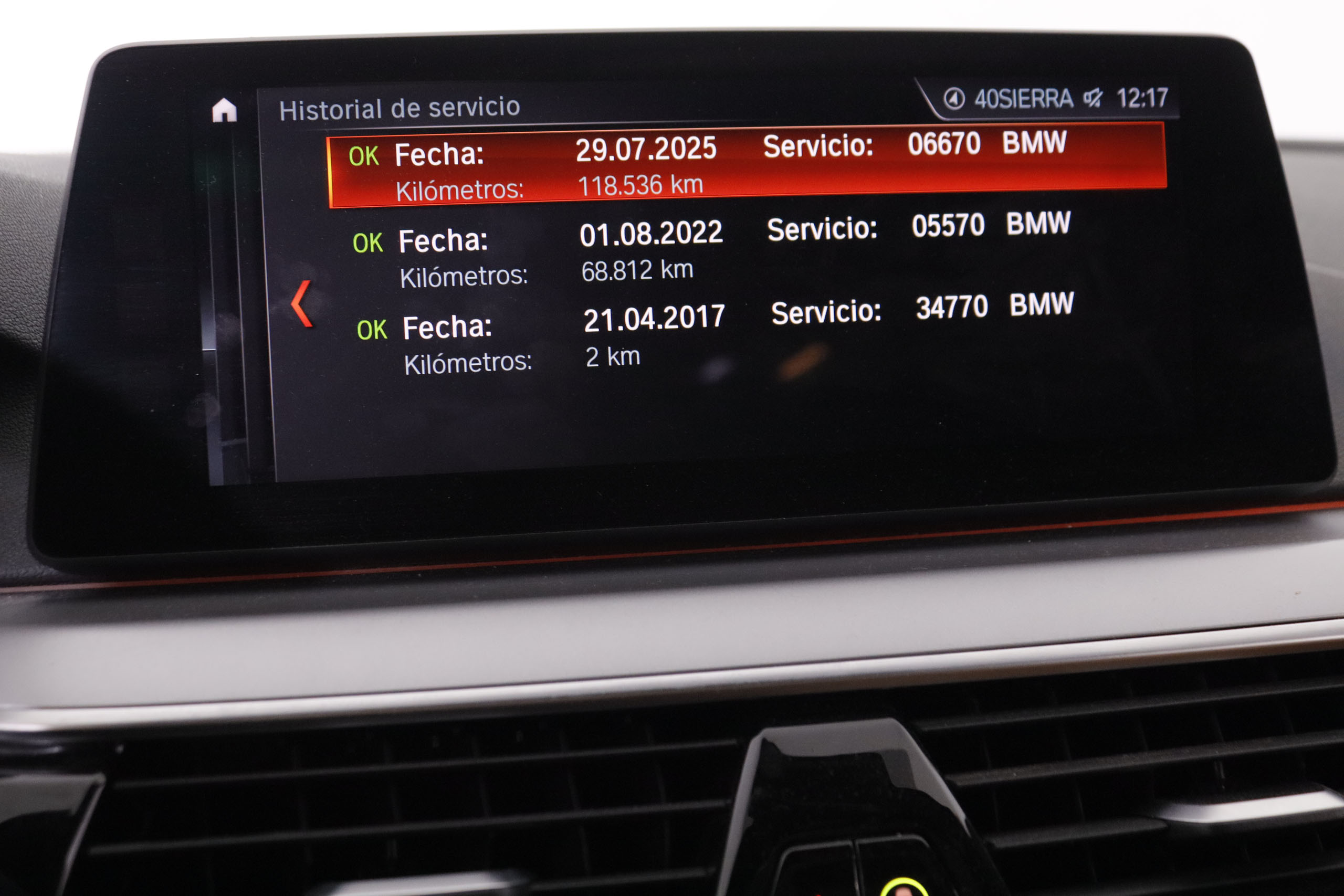 BMW 530 SERIE 5 530I XDRIVE AUTO 252CV 4P # CUERO, TECHO ELECTRICO, PARKTRONIC foto 24