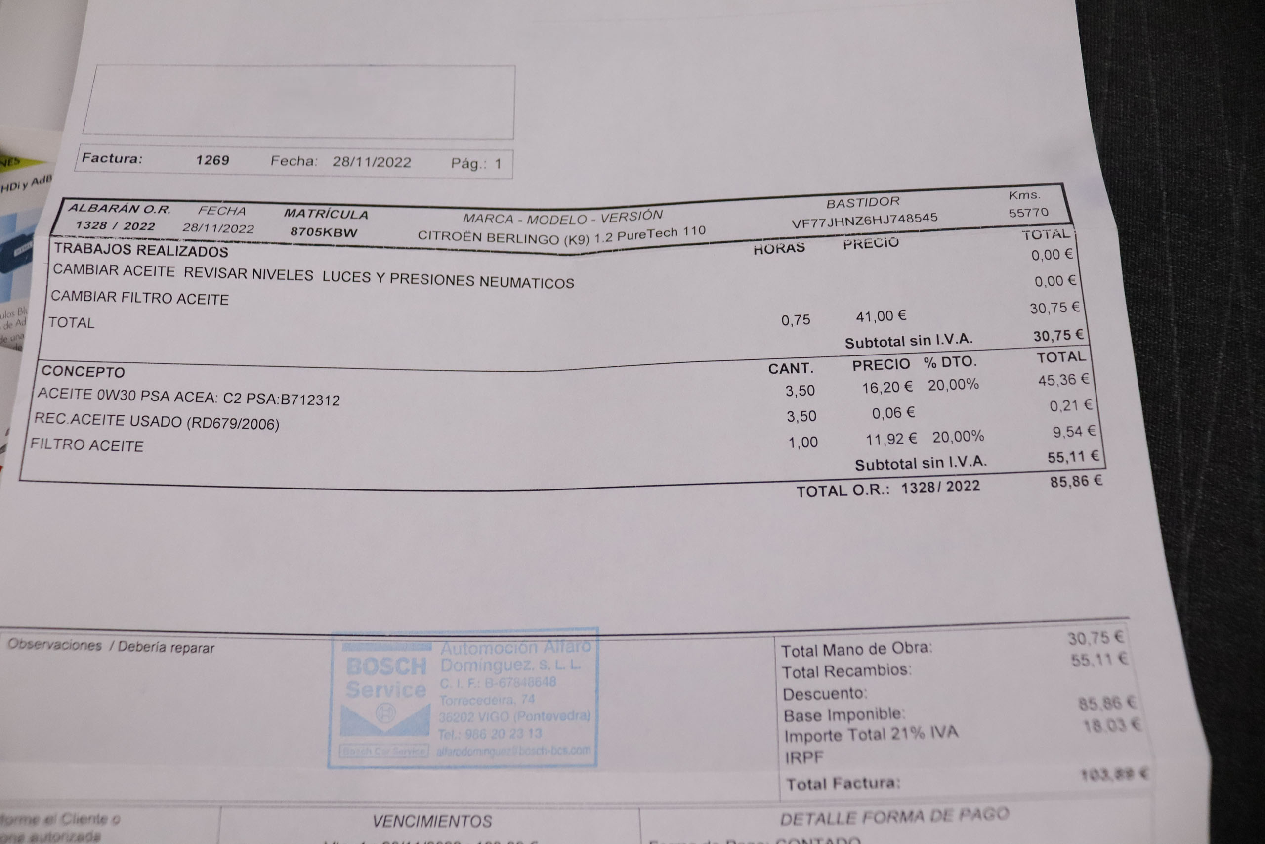 Citroen Berlingo MULTISPACE 1.2i 20 ANIVERSARIO 110CV 5P # PARKTRONIC foto 31