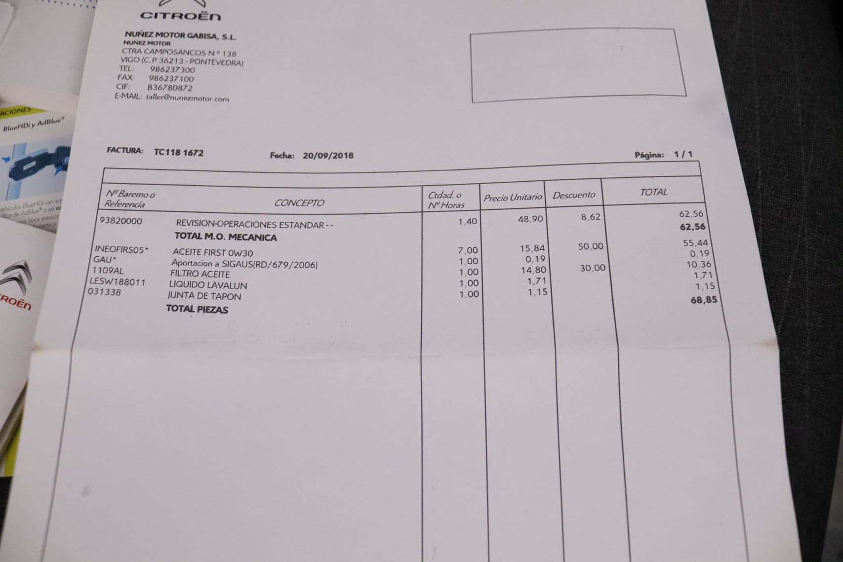 Citroen Berlingo MULTISPACE 1.2i 20 ANIVERSARIO 110CV 5P # PARKTRONIC foto 32