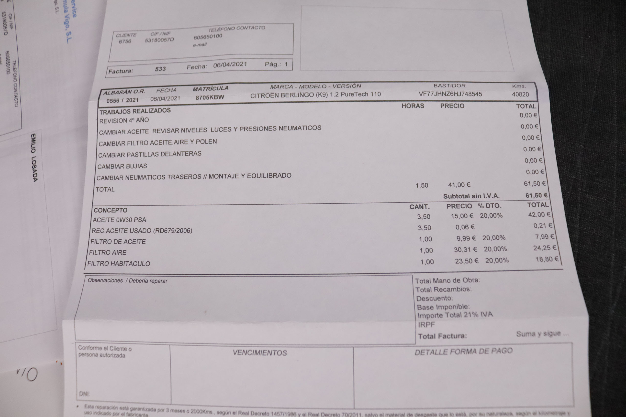 Citroen Berlingo MULTISPACE 1.2i 20 ANIVERSARIO 110CV 5P # PARKTRONIC foto 33