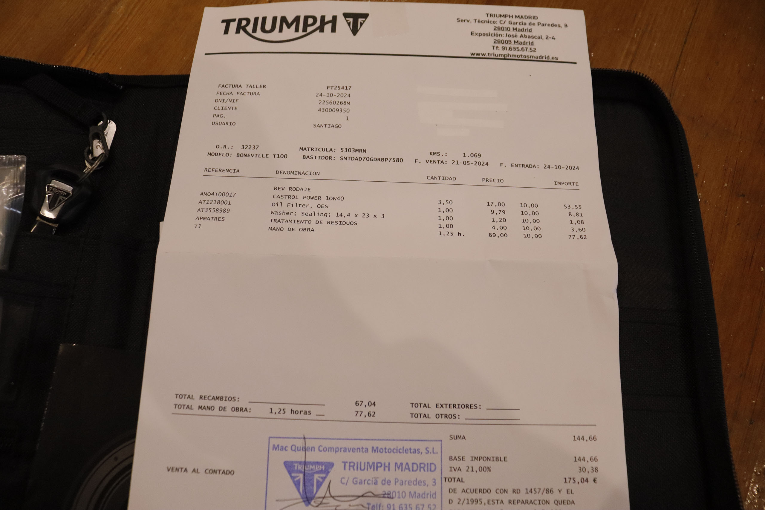 Triumph Bonneville T100 BONEVILLE T100 ABS ESP 65CV foto 27