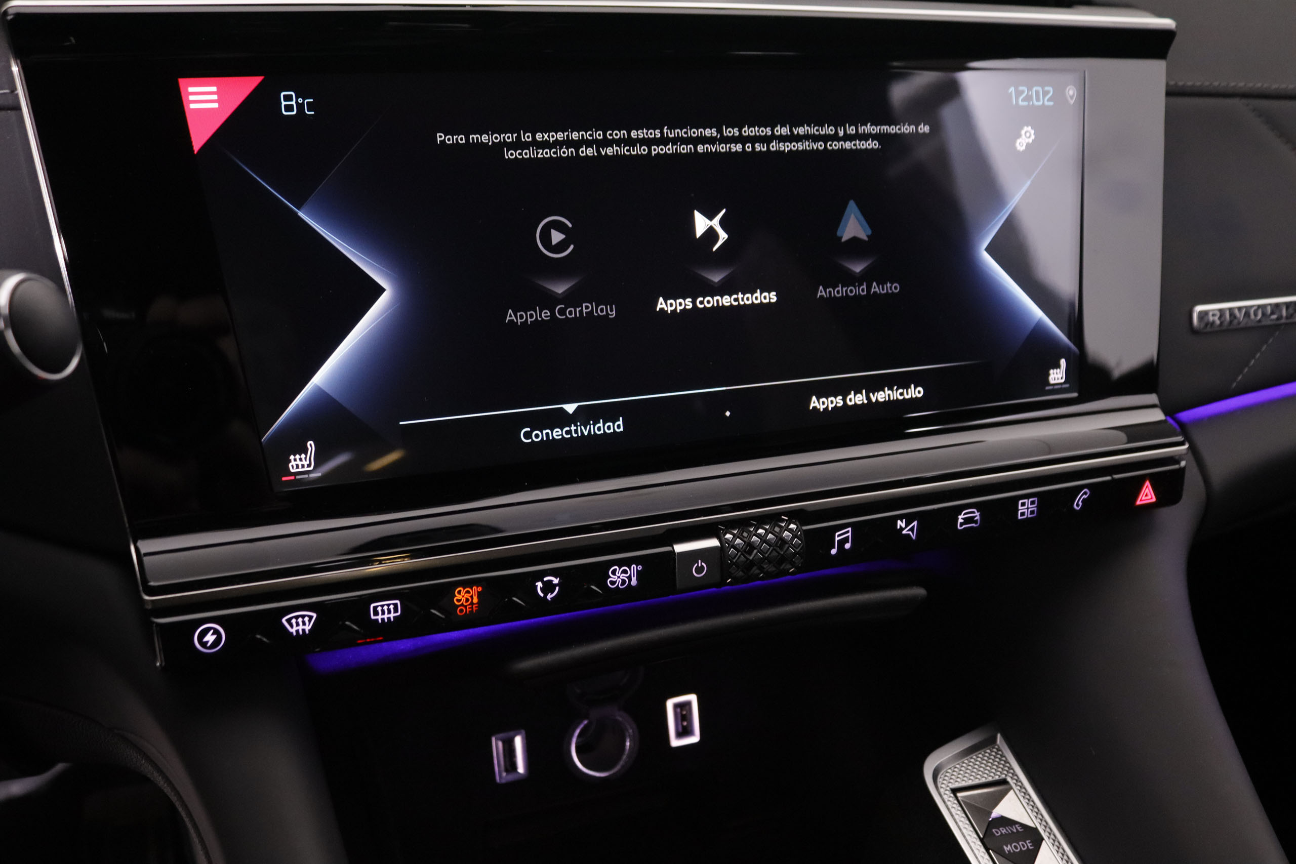 DS DS 9 1.6 E-TENSE RIVOLI AUTO 225CV 4P # IVA DEDUCIBLE, CUERO, NAVY, PARKTRONIC foto 20