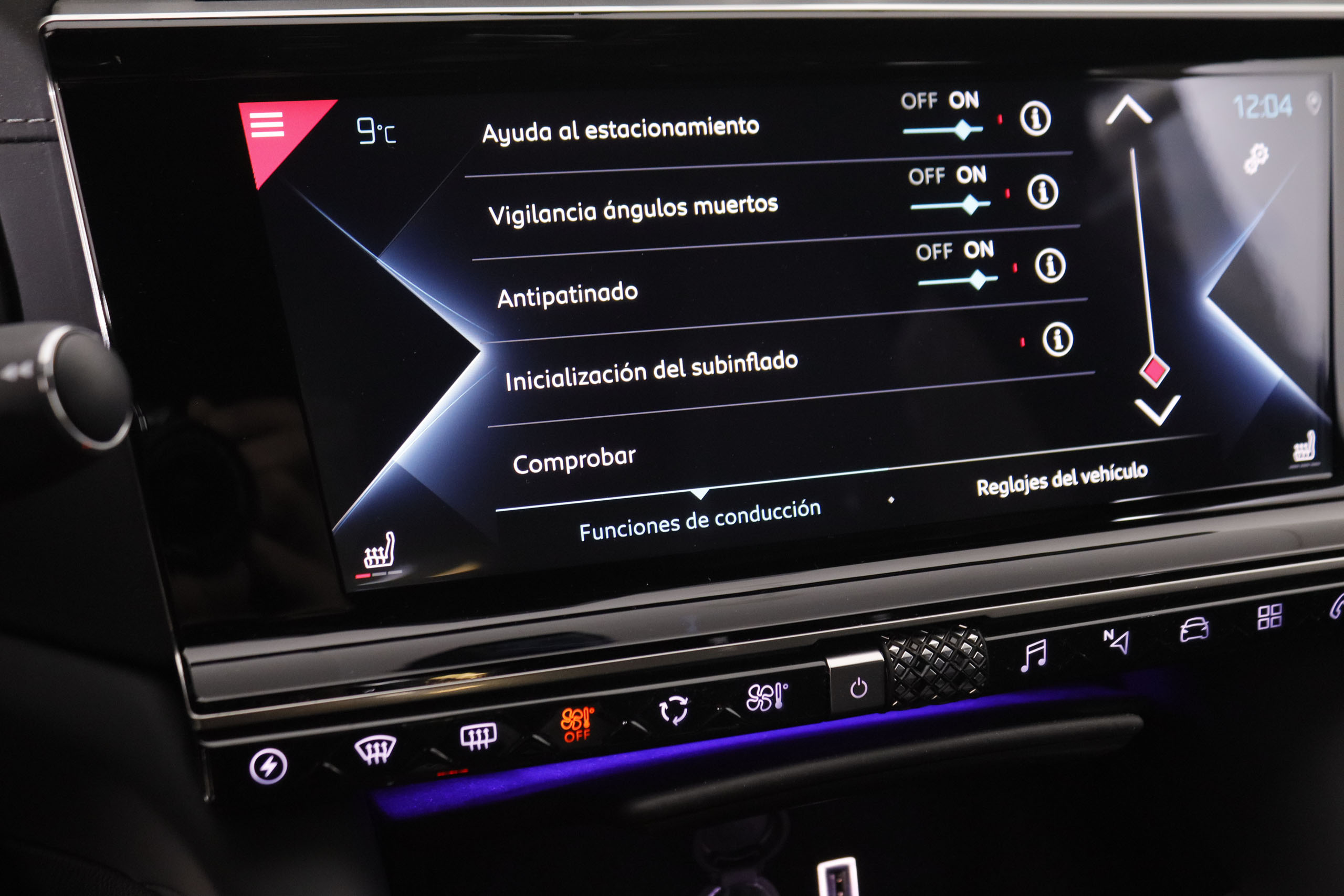 DS DS 9 1.6 E-TENSE RIVOLI AUTO 225CV 4P # IVA DEDUCIBLE, CUERO, NAVY, PARKTRONIC foto 27