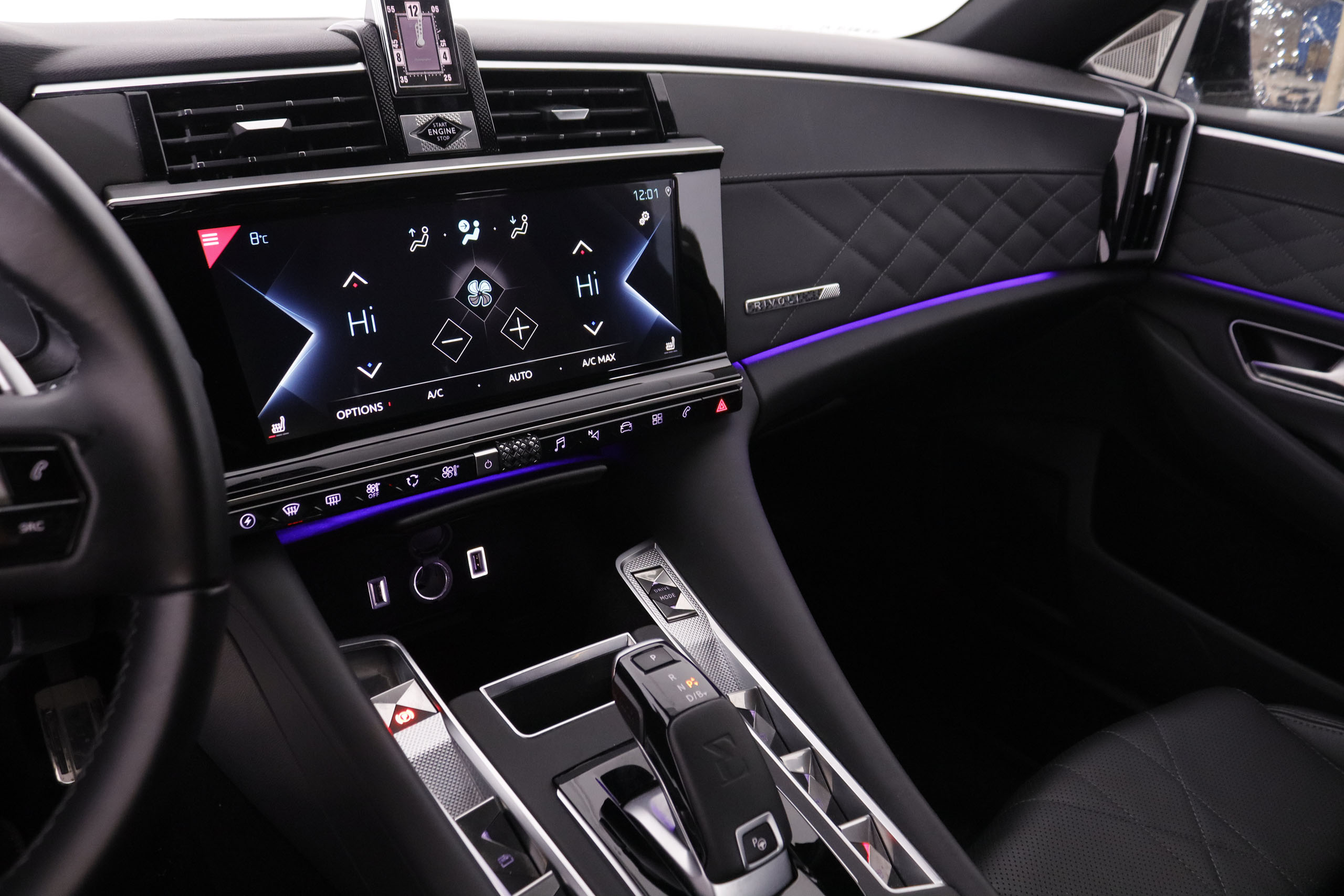 DS DS 9 1.6 E-TENSE RIVOLI AUTO 225CV 4P # IVA DEDUCIBLE, CUERO, NAVY, PARKTRONIC foto 19