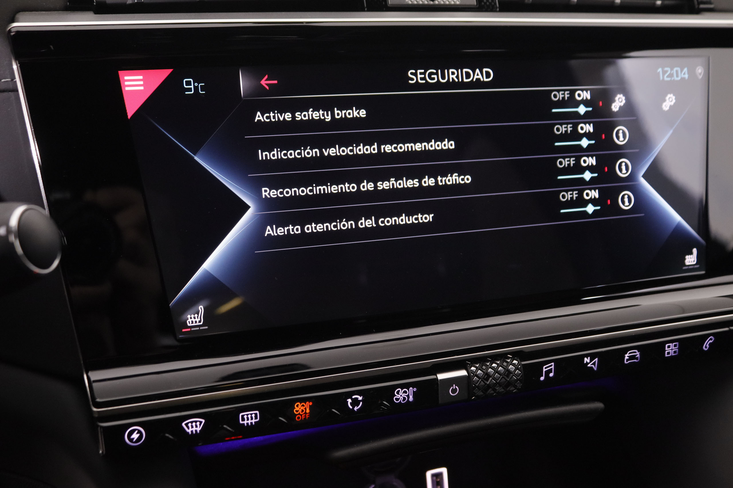 DS DS 9 1.6 E-TENSE RIVOLI AUTO 225CV 4P # IVA DEDUCIBLE, CUERO, NAVY, PARKTRONIC foto 25