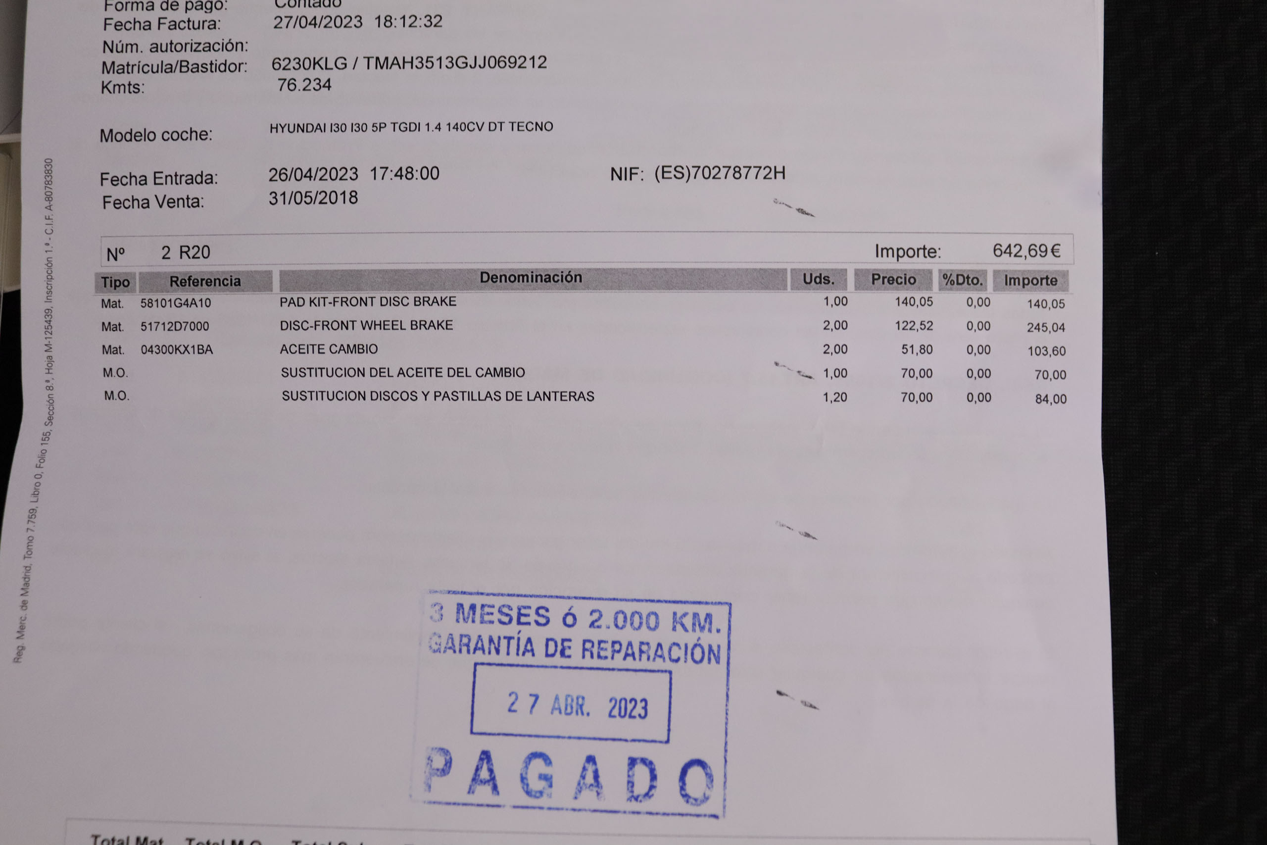 Hyundai I30 1.4 AUTO 140CV 5P # NAVY, PARKTRONIC foto 31