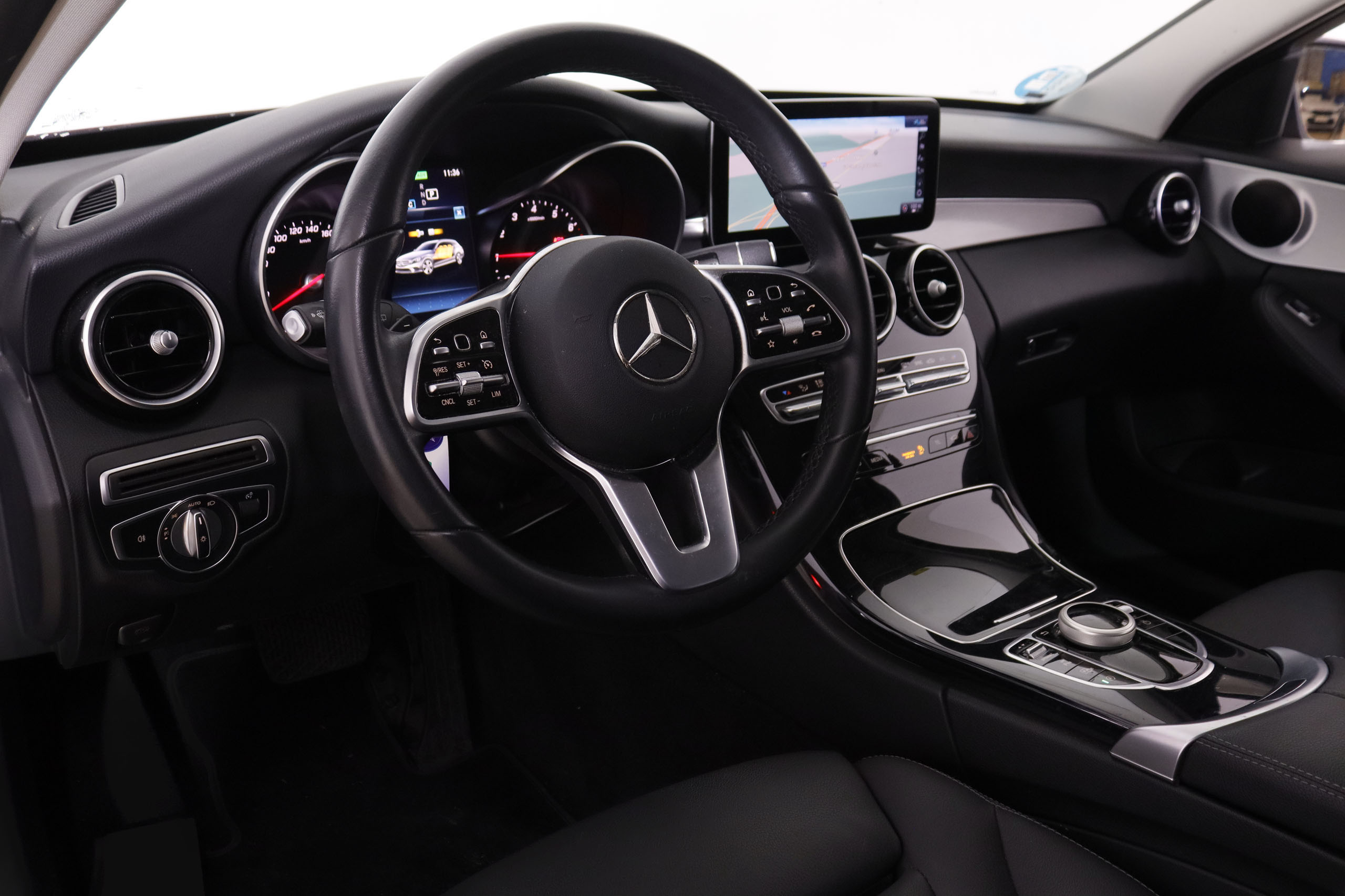 Mercedes-benz C 200 CLASE C C200 HEV ESTATE AVANTGARDE AUTO 184CV 5P # IVA DEDUCIBLE, CUERO, NAVY foto 14