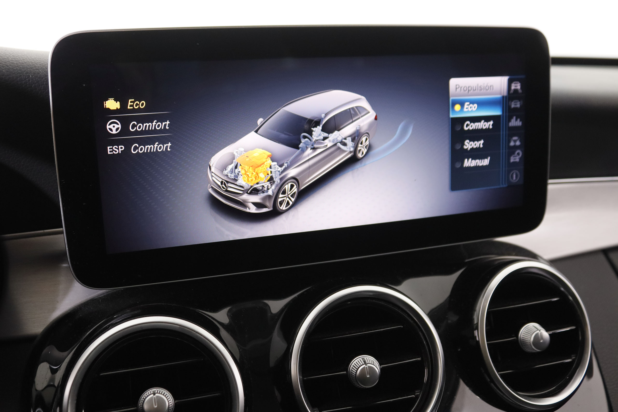 Mercedes-benz C 200 CLASE C C200 HEV ESTATE AVANTGARDE AUTO 184CV 5P # IVA DEDUCIBLE, CUERO, NAVY foto 23