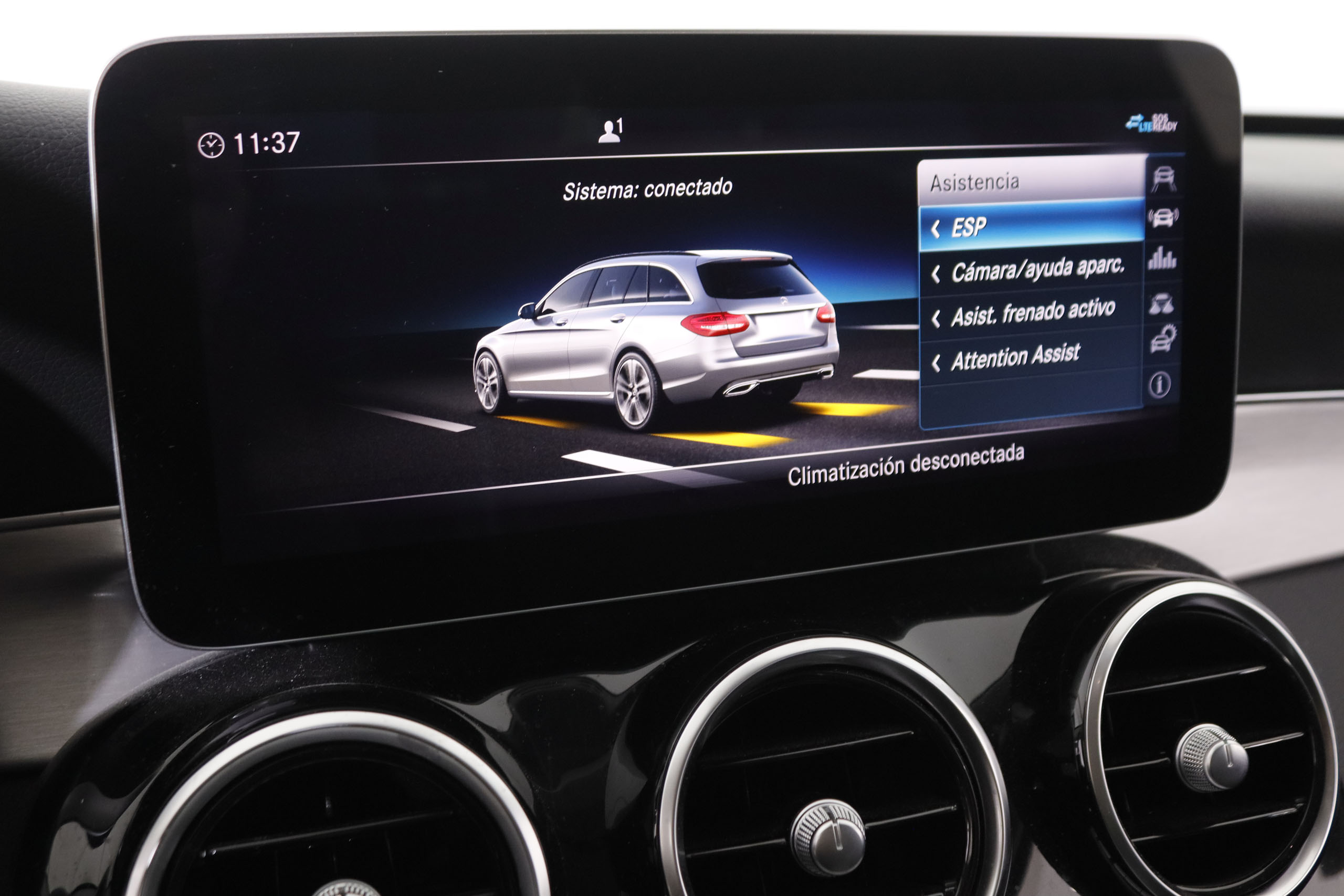 Mercedes-benz C 200 CLASE C C200 HEV ESTATE AVANTGARDE AUTO 184CV 5P # IVA DEDUCIBLE, CUERO, NAVY foto 21