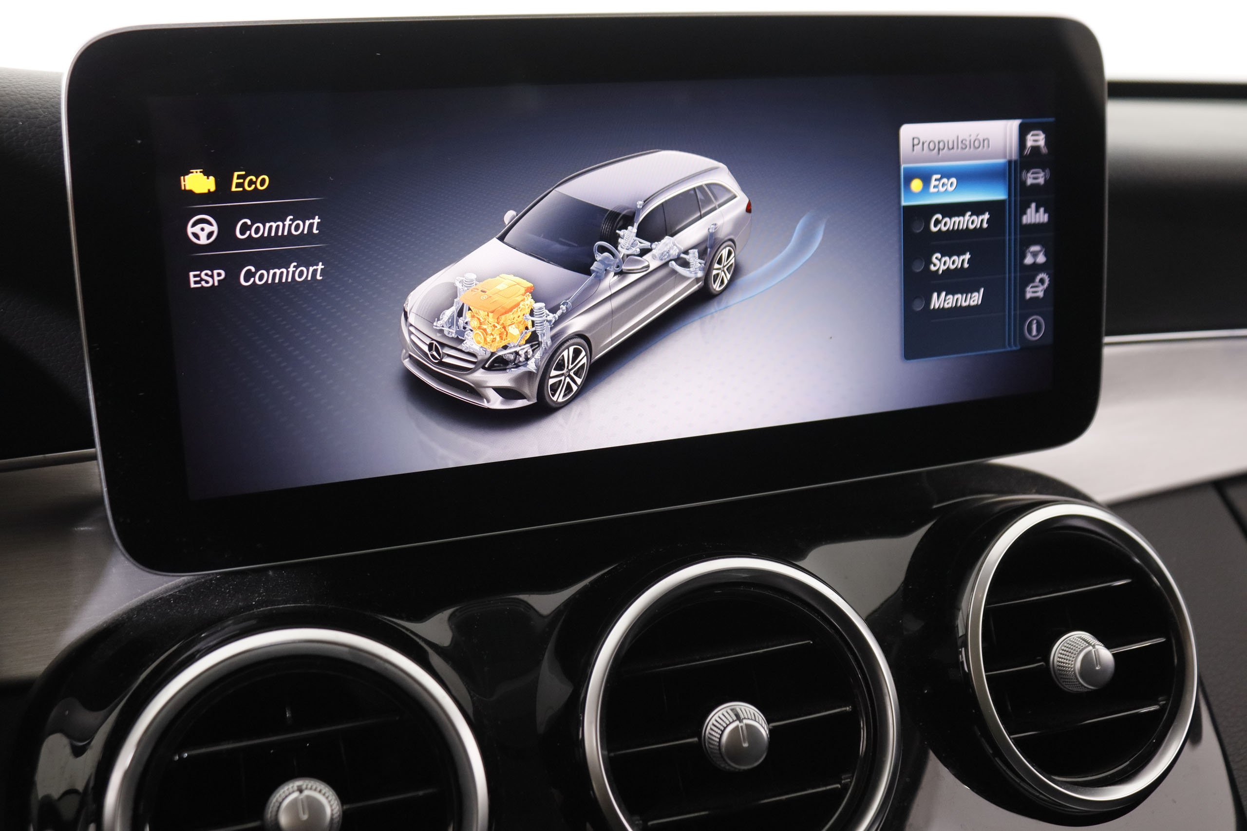 Mercedes-benz C 200 CLASE C C200 HEV ESTATE AVANTGARDE AUTO 184CV 5P # IVA DEDUCIBLE, CUERO, NAVY foto 22