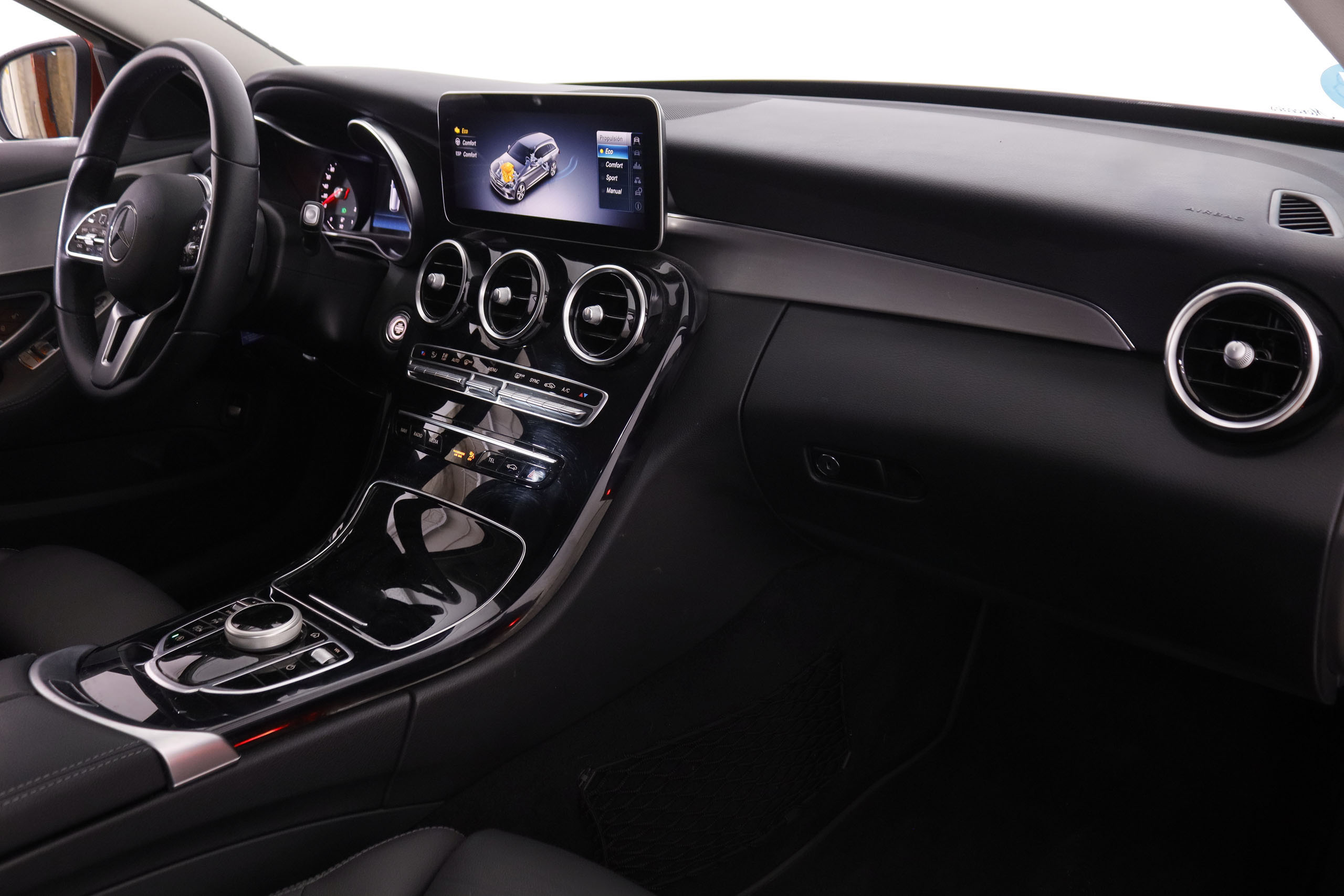 Mercedes-benz C 200 CLASE C C200 HEV ESTATE AVANTGARDE AUTO 184CV 5P # IVA DEDUCIBLE, CUERO, NAVY foto 15