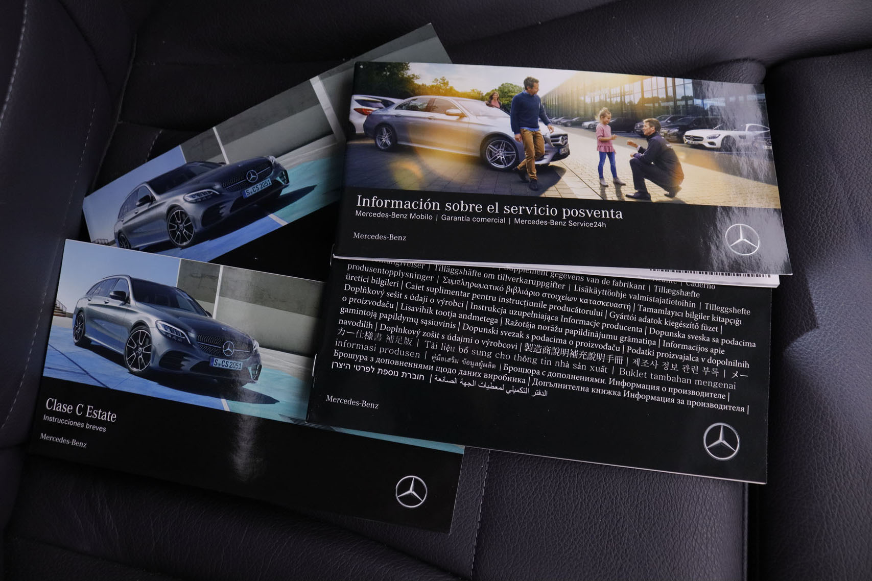 Mercedes-benz C 200 CLASE C C200 HEV ESTATE AVANTGARDE AUTO 184CV 5P # IVA DEDUCIBLE, CUERO, NAVY foto 31