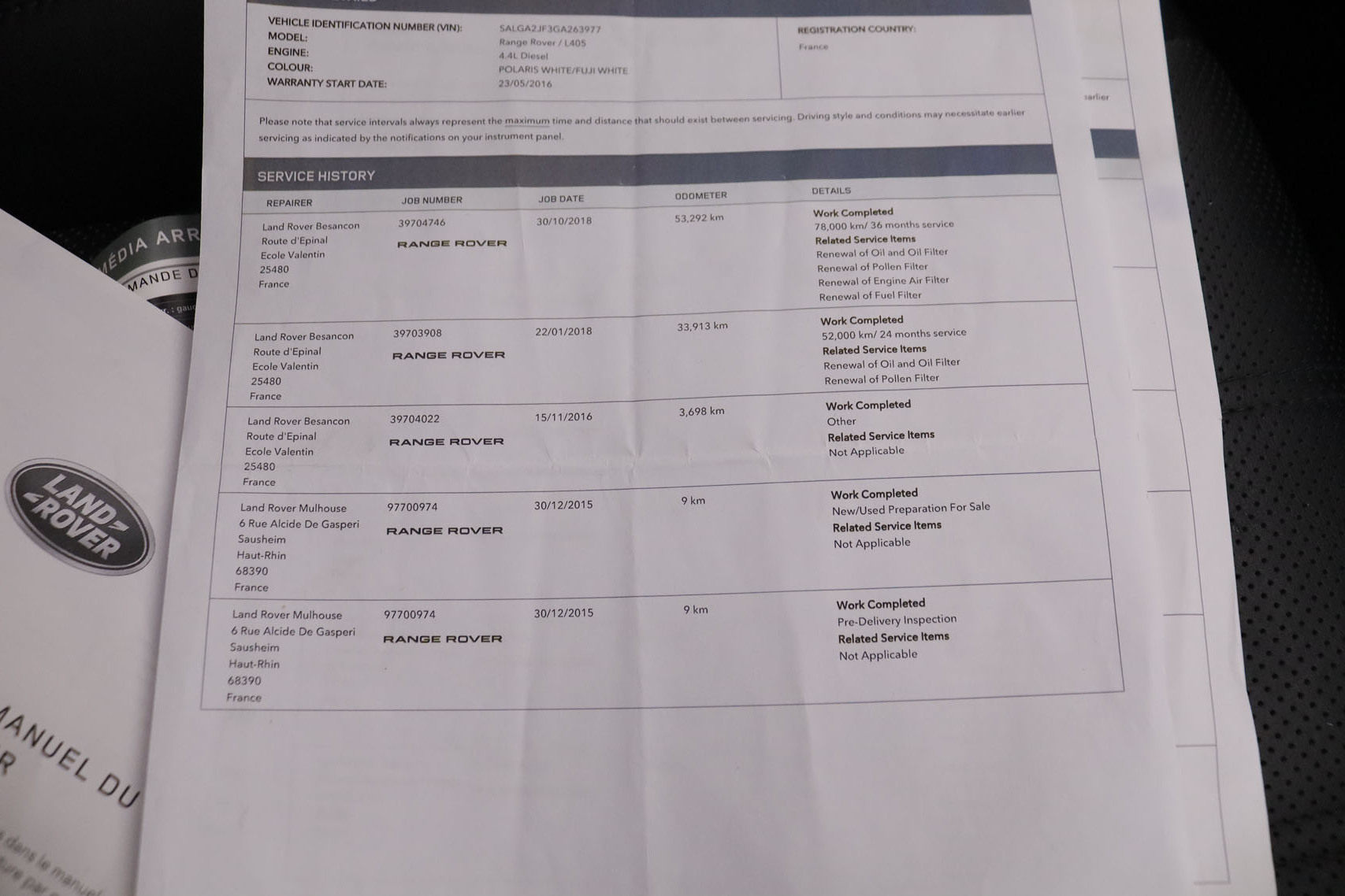 Land Rover Range Rover Vogue 4.4 SDV8 HSE 4X4 AUTO 339CV 5P # CUERO, TECHO ELEC PANORAMICO, NAVY foto 40