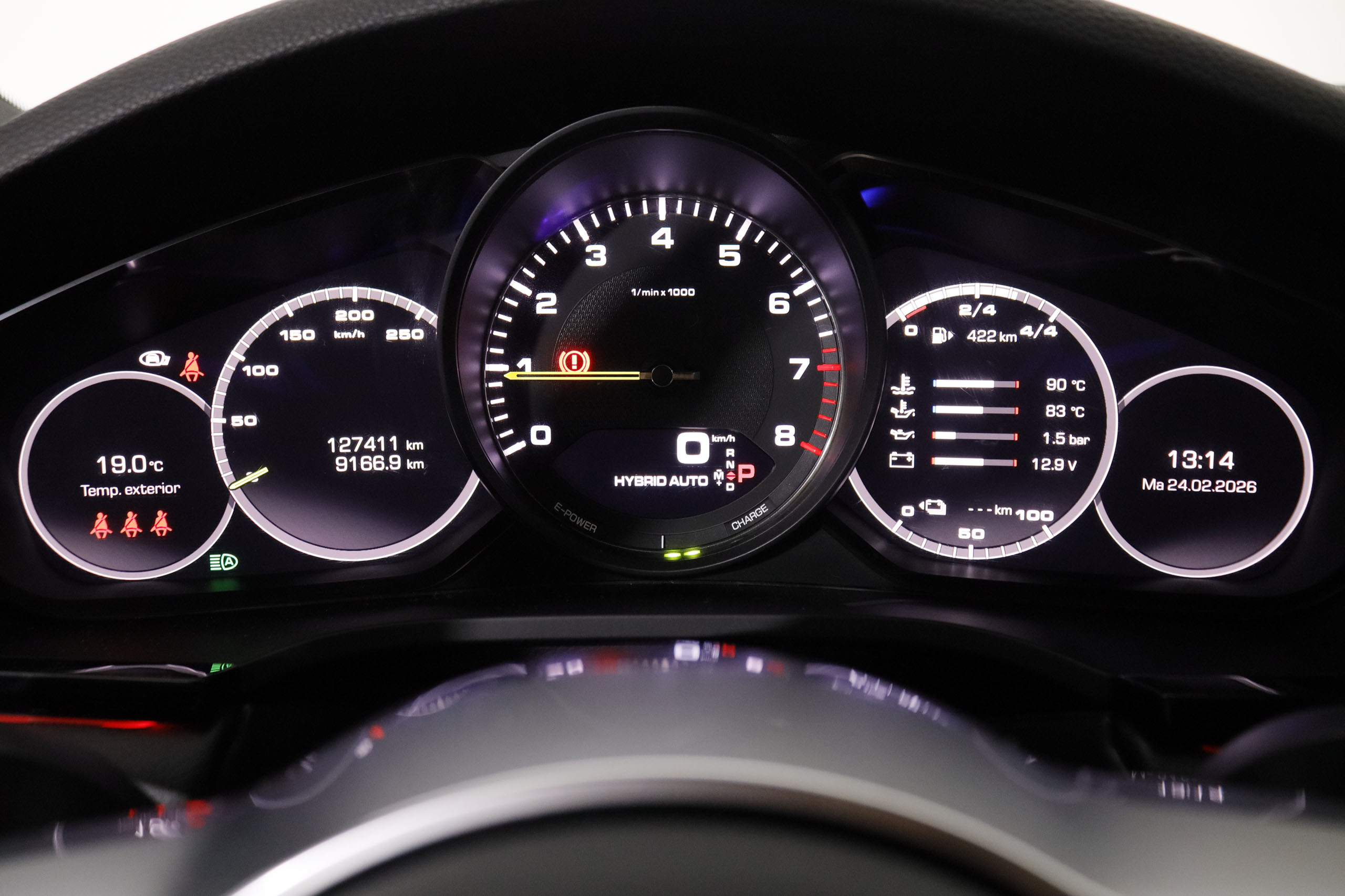 Porsche Cayenne 3.0 EHYBRID 4X4 462CV AUTO 5P # NAVY, CUERO, TECHO PANORAMICO, FAROS LED foto 20